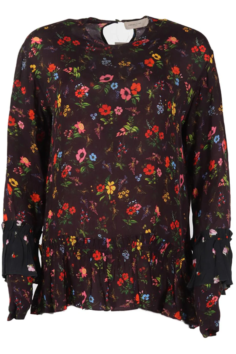 PREEN LINE FLORAL PRINT CHIFFON BLOUSE XSMALL