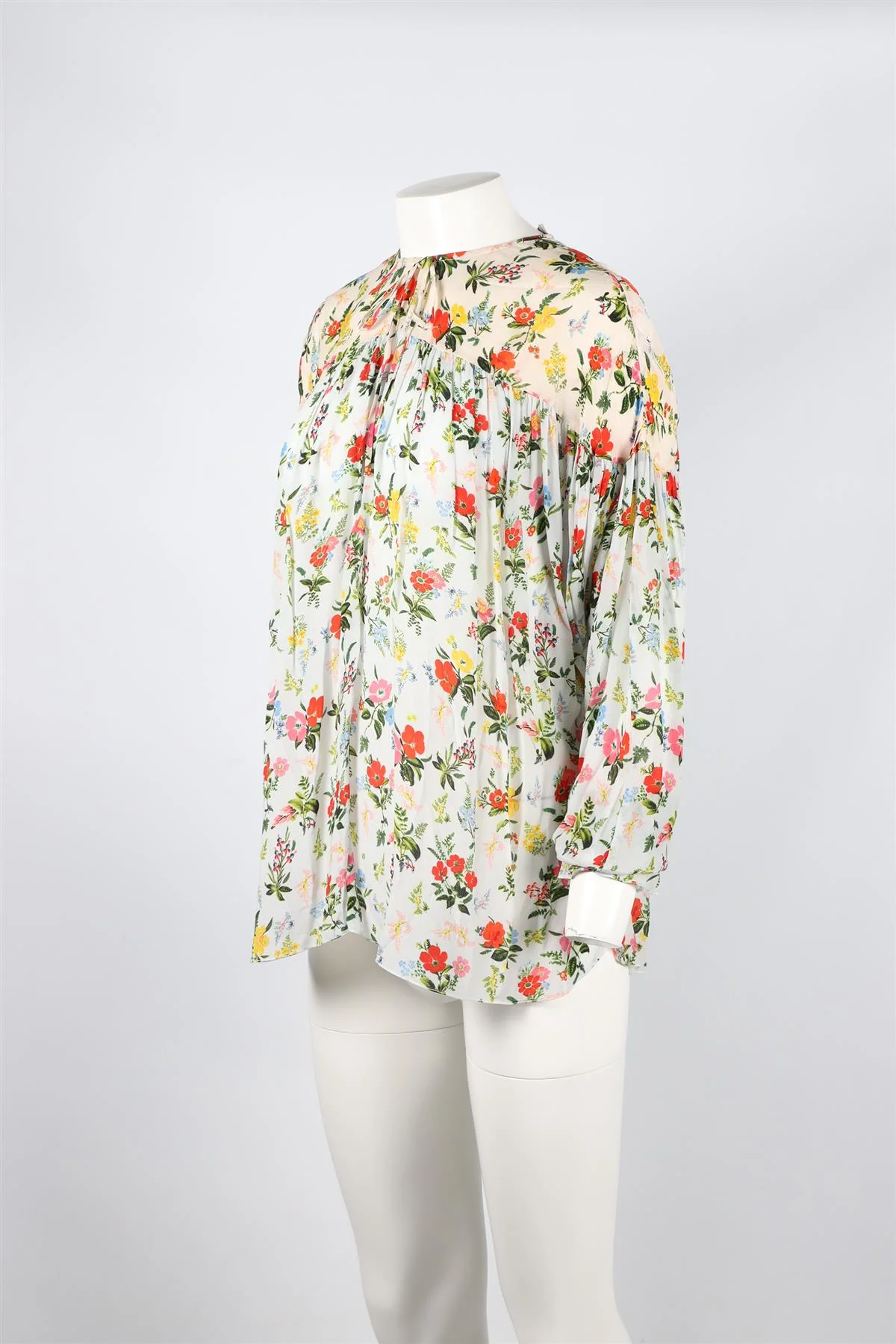 PREEN LINE MULTICOLOURED FLORAL PRINT SILK TOP SMALL - Image 3