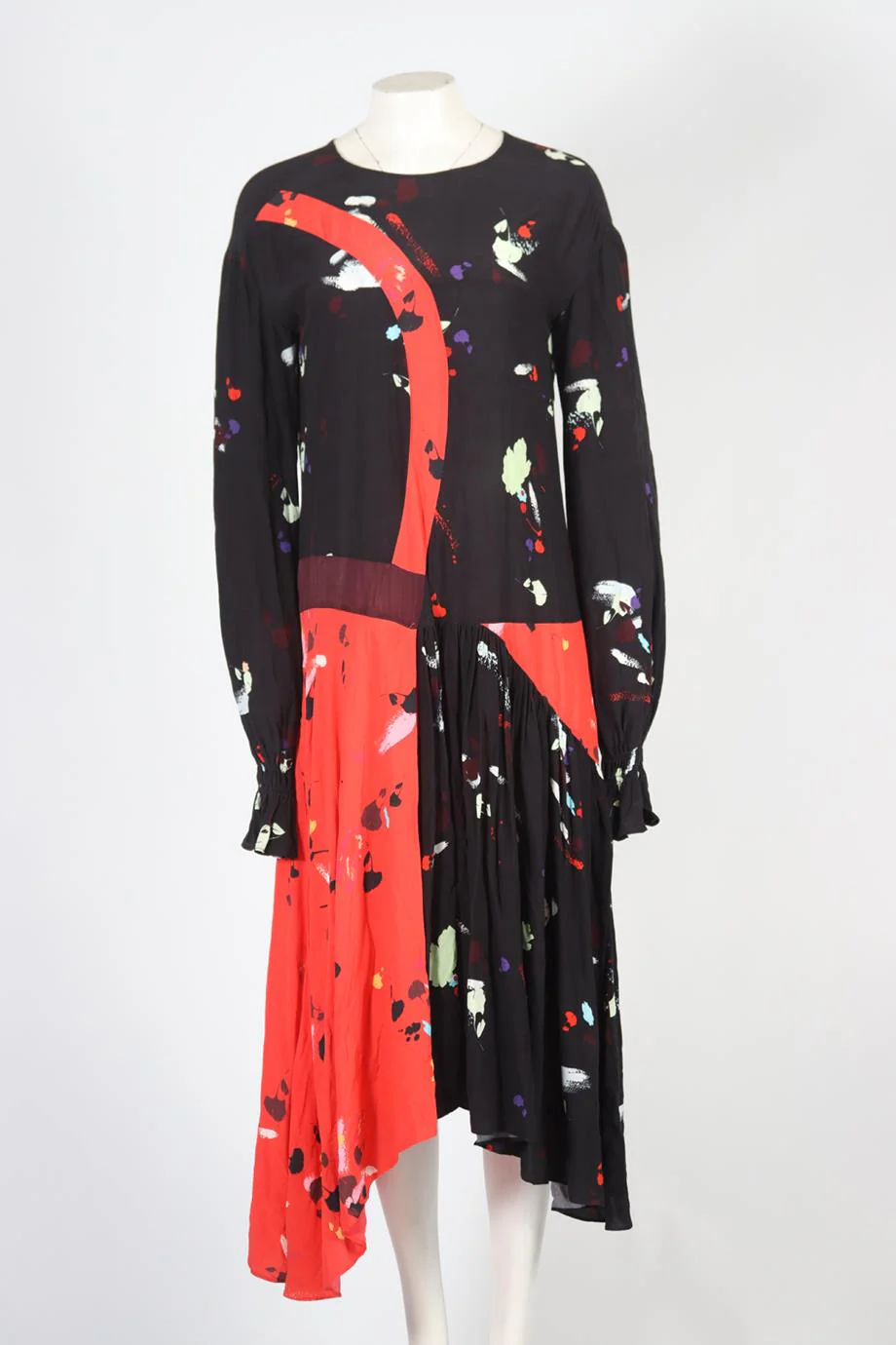 PREEN LINE PRINTED CREPE MAXI DRESS LARGE - Image 2