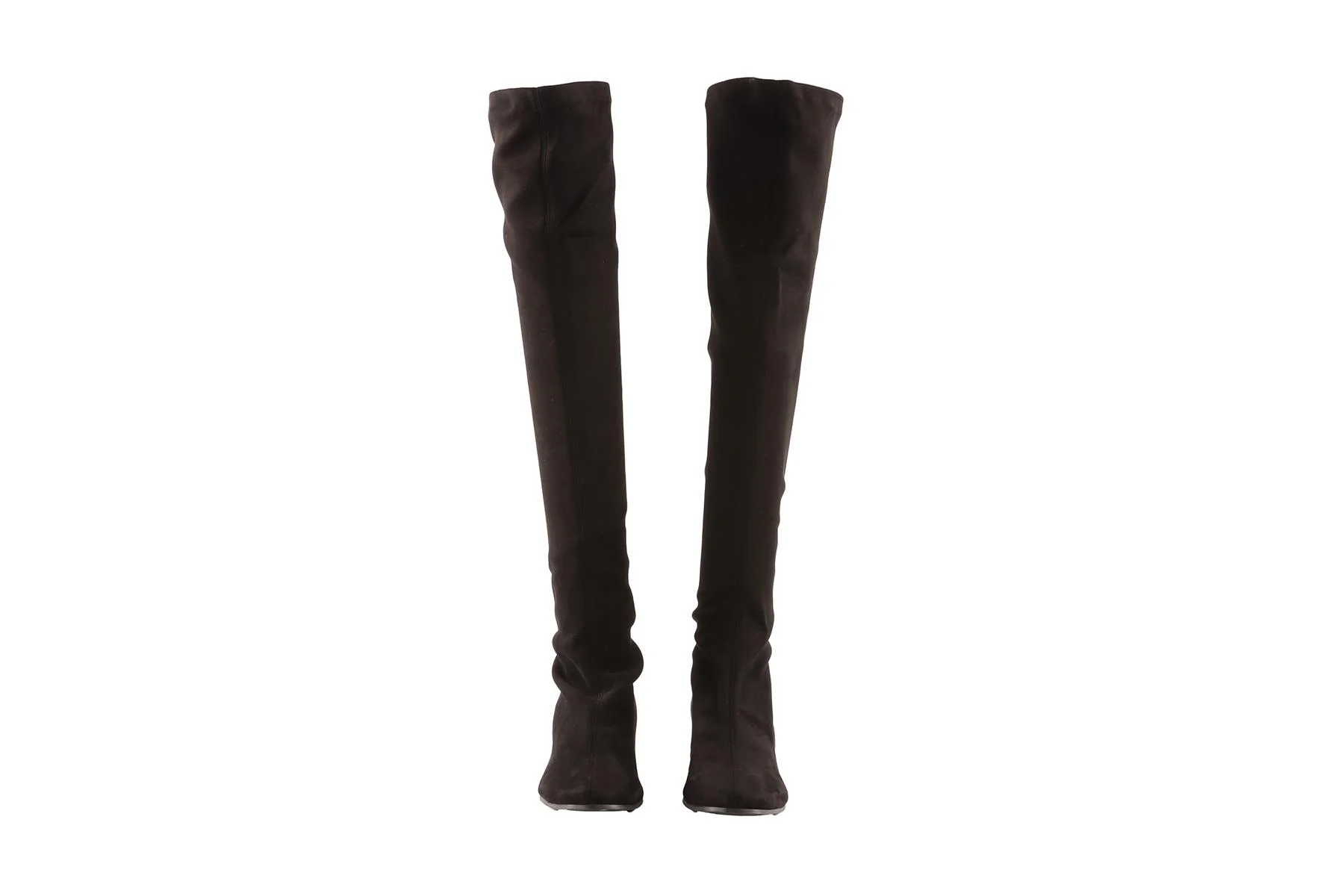 PRETTY BALLERINAS BLACK FAUX SUEDE OVER-THE-KNEE BOOTS  EU 39 UK 6 US 9 - Image 3