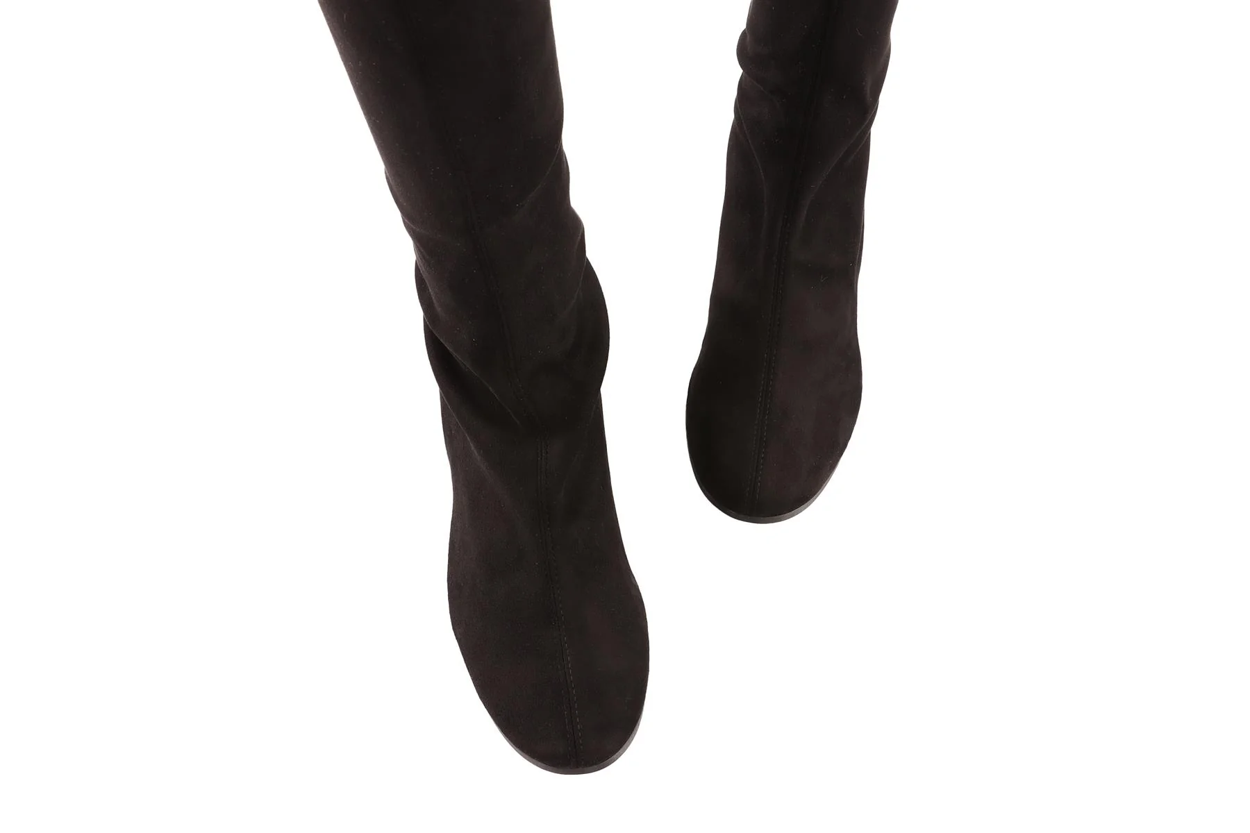 PRETTY BALLERINAS BLACK FAUX SUEDE OVER-THE-KNEE BOOTS  EU 39 UK 6 US 9 - Image 4