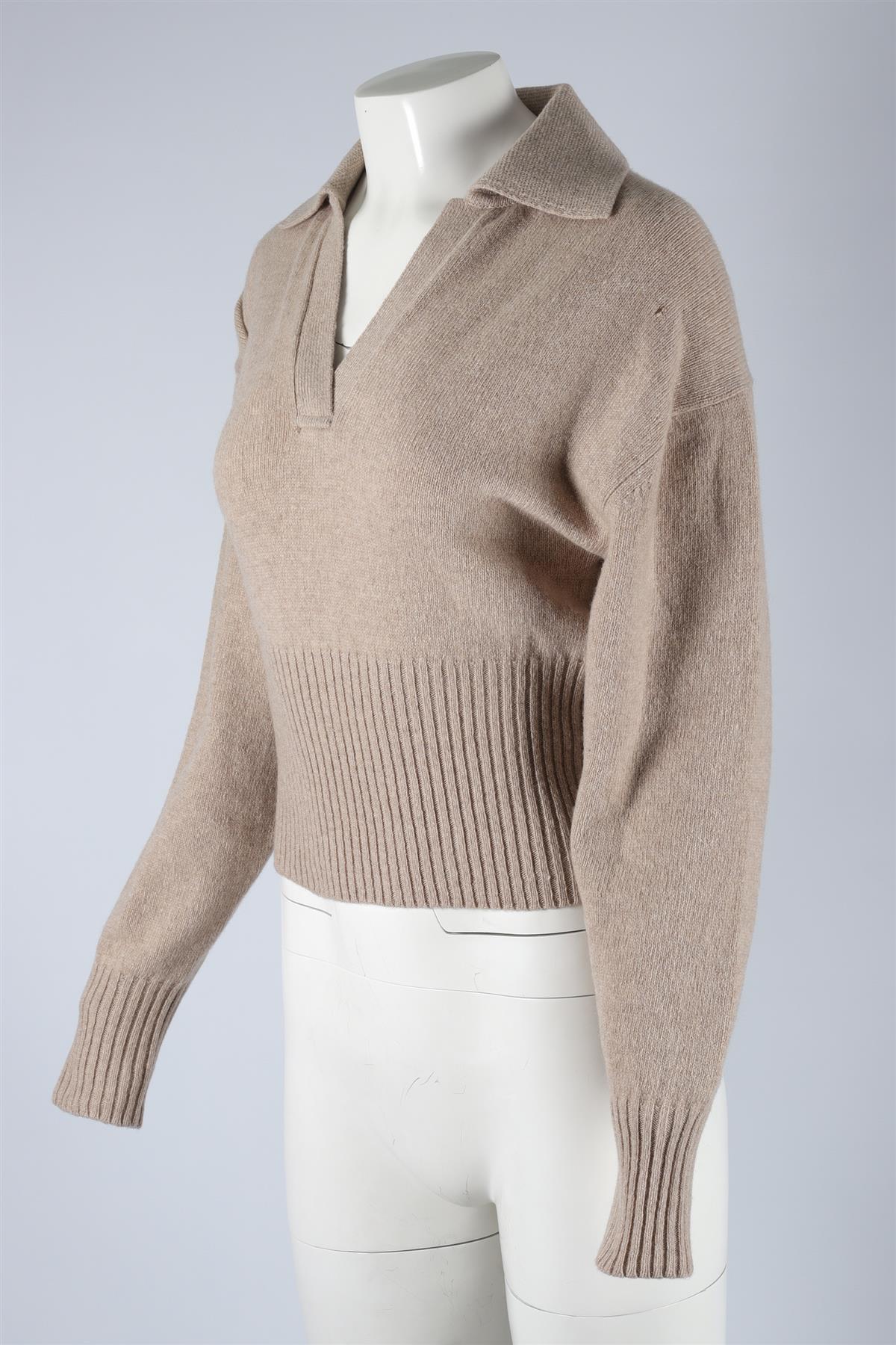 PROENZA SCHOULER BEIGE CASHMERE SWEATER XSMALL - Image 3