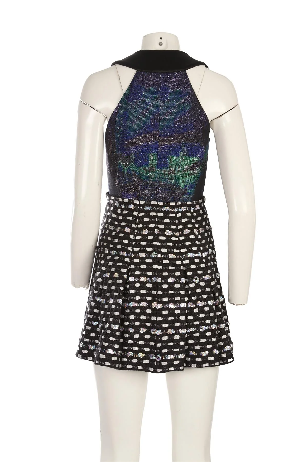 PROENZA SCHOULER BLACK COTTON MINI DRESS US 2 UK 6 - Image 4