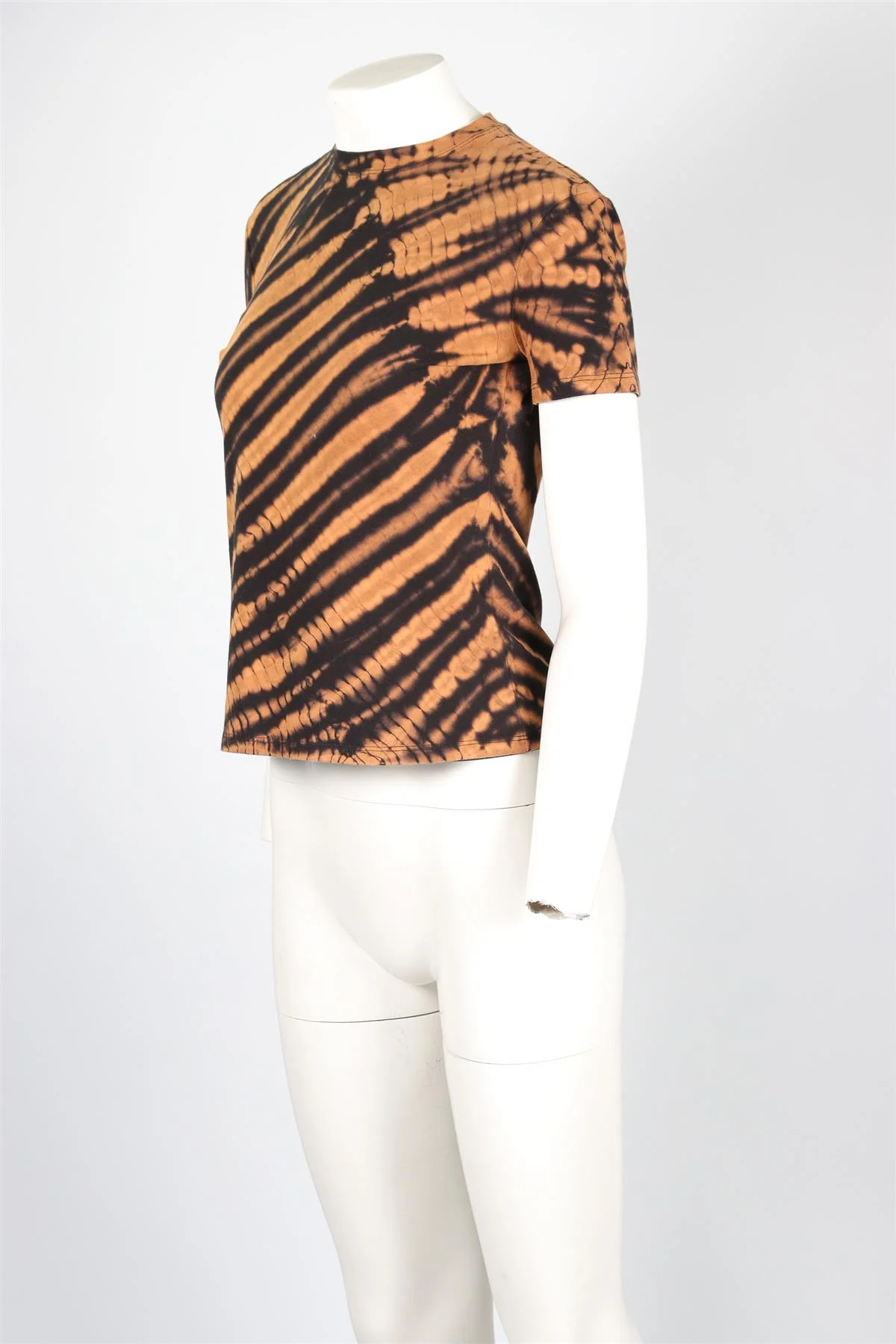PROENZA SCHOULER BROWN COTTON T-SHIRT SMALL - Image 3