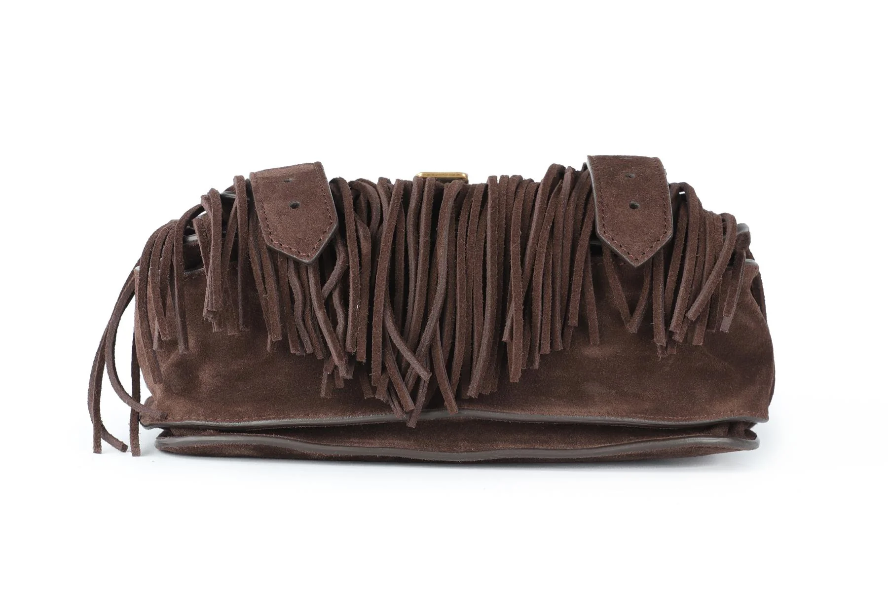 PROENZA SCHOULER BROWN PS1 SMALL SUEDE SHOULDER BAG - Image 8