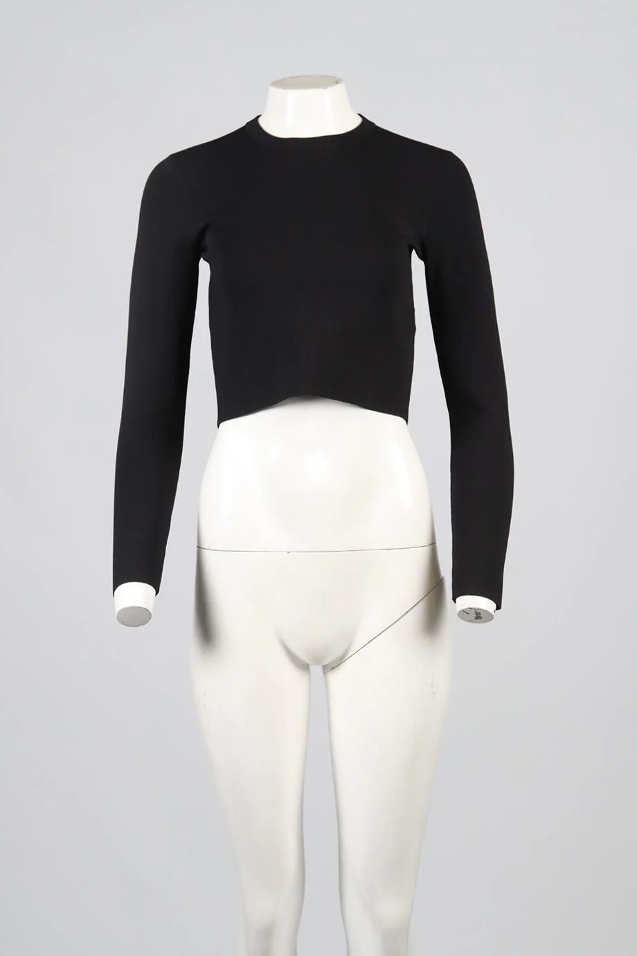 PROENZA SCHOULER CROPPED KNIT TOP XSMALL - Image 2