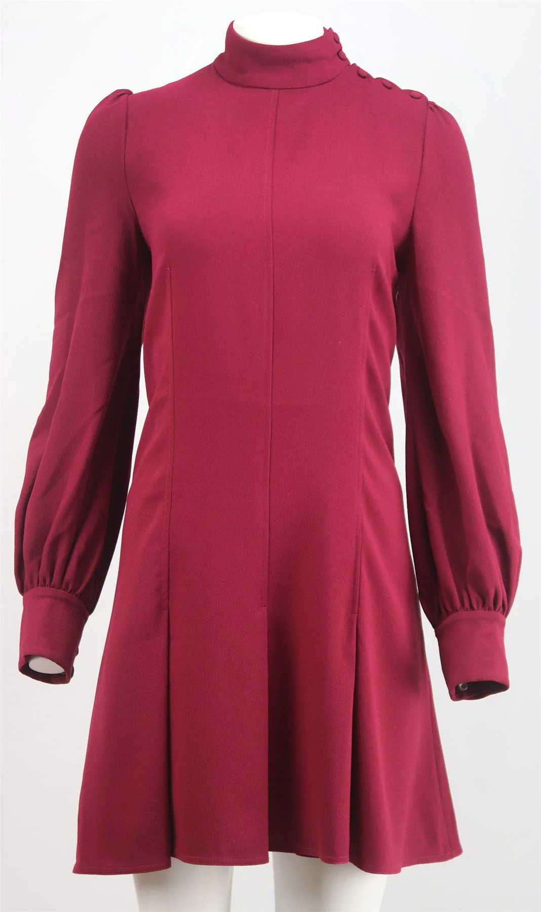 PROENZA SCHOULER PLEATED CREPE MINI DRESS US 10 UK 14 - Image 8