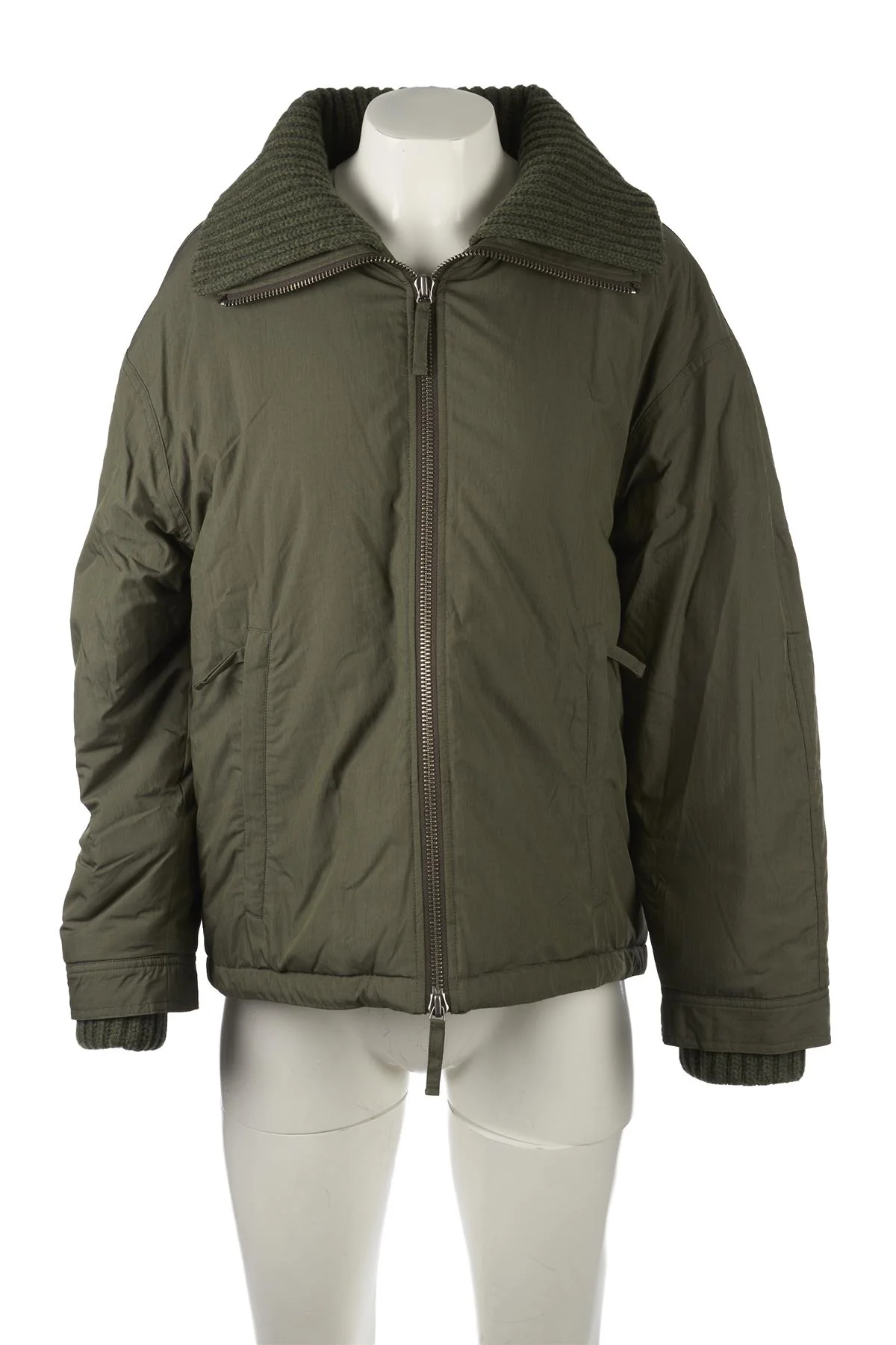 PROENZA SCHOULER WHITE LABEL GREEN PADDED SHELL JACKET XSMALL