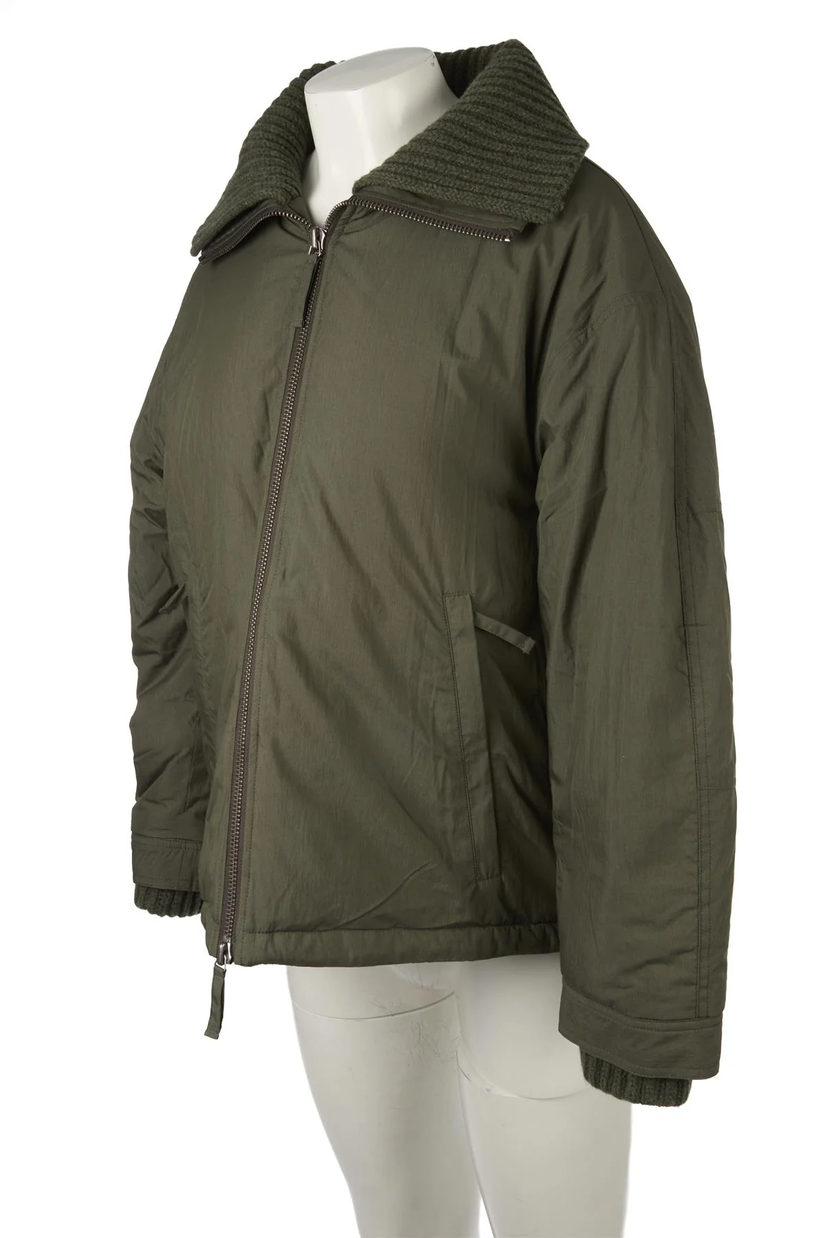 PROENZA SCHOULER WHITE LABEL GREEN PADDED SHELL JACKET XSMALL - Image 2