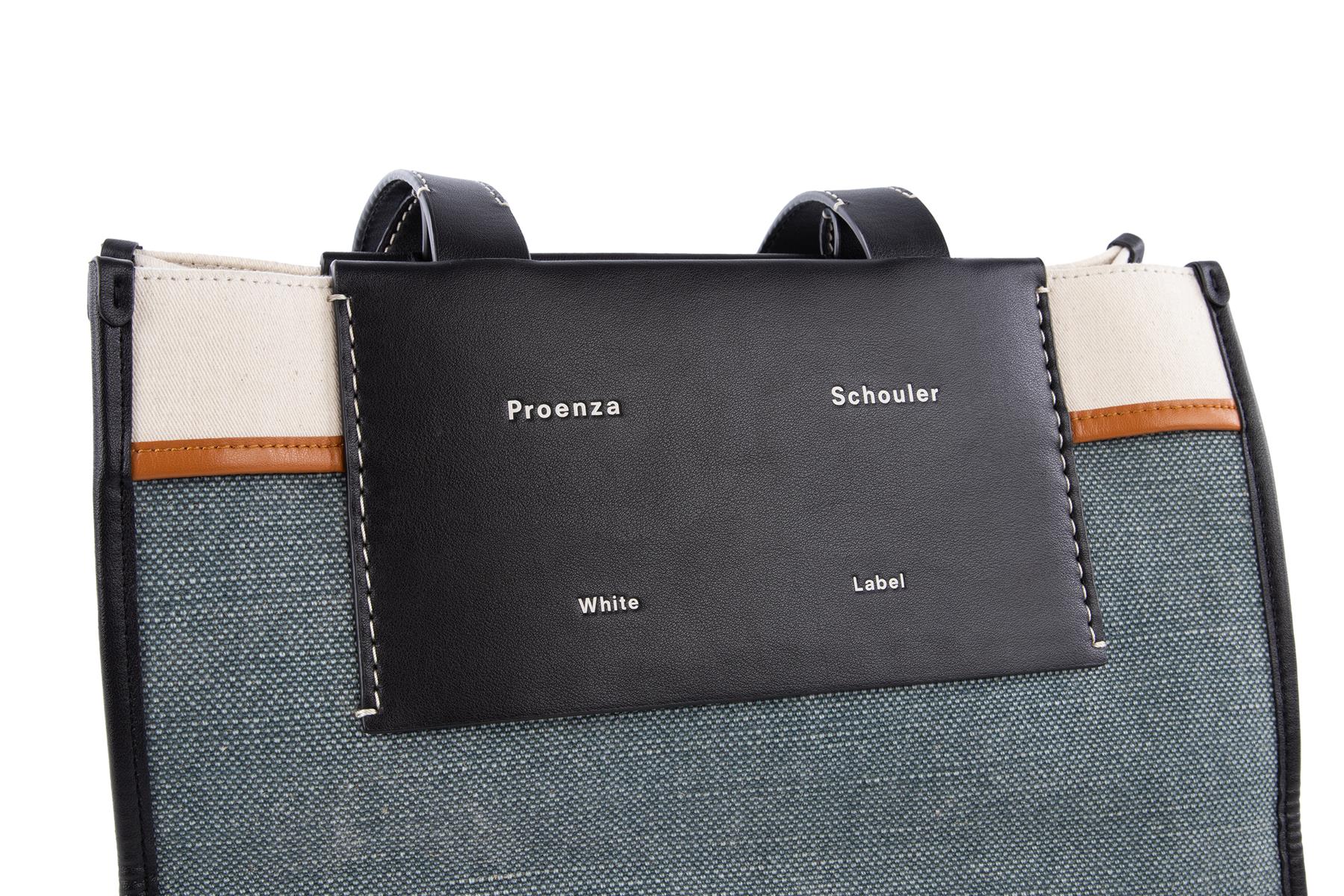 PROENZA SCHOULER WHITE LABEL MULTI MORRIS LARGE CANVAS SHOULDER BAG - Image 8