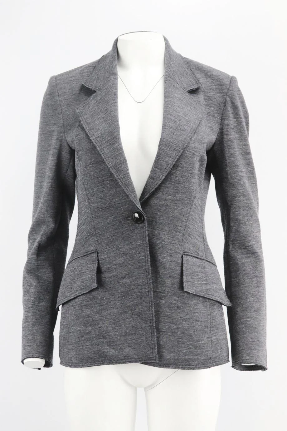 PROENZA SCHOULER WOOL BLEND JERSEY BLAZER US 6 UK 10 - Image 2