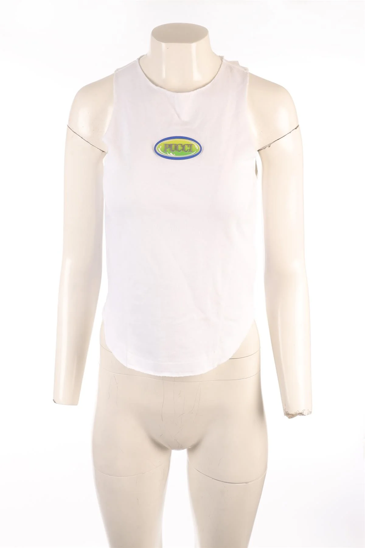 PUCCI WHITE COTTON TOP MEDIUM - Image 2
