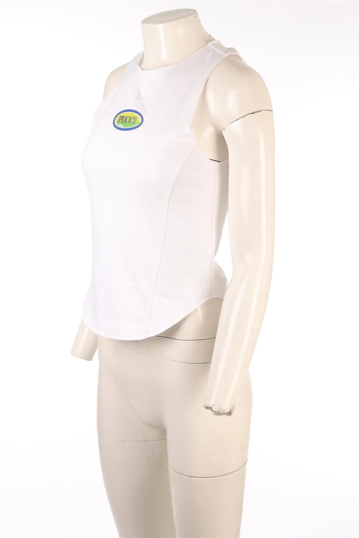 PUCCI WHITE COTTON TOP MEDIUM - Image 3