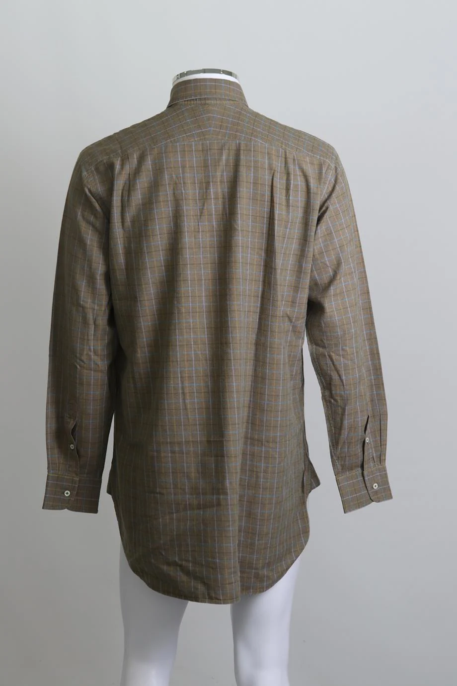 PURDEY MEN'S CHECKED COTTON SHIRT UK/US CHEST 36 - Image 4