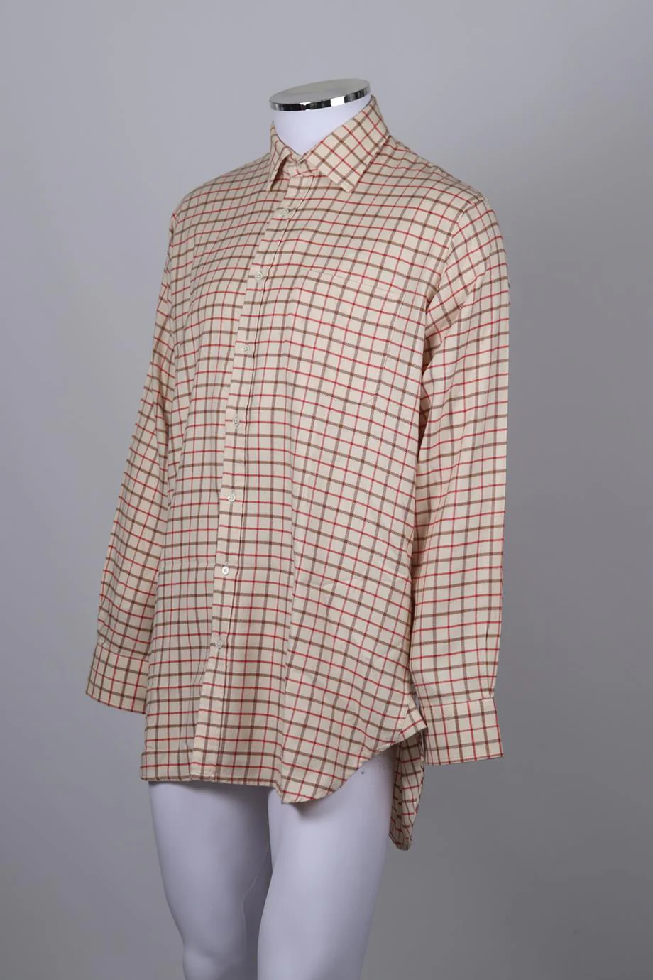 PURDEY MEN'S CHECKED COTTON SHIRT UK/US CHEST 36 - Image 3