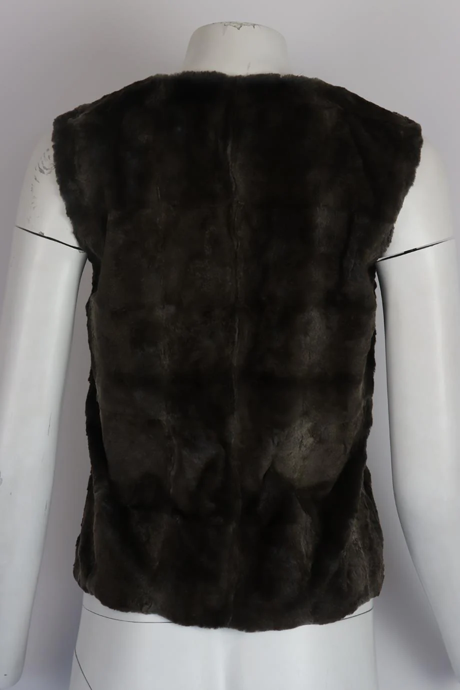 PURDEY MOLE SKIN FUR AND SILK TOP UK 8 - Image 4