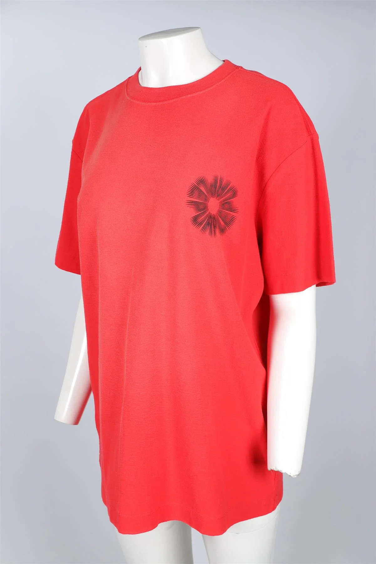 PURPLE BRAND RED COTTON T-SHIRT MEDIUM - Image 3