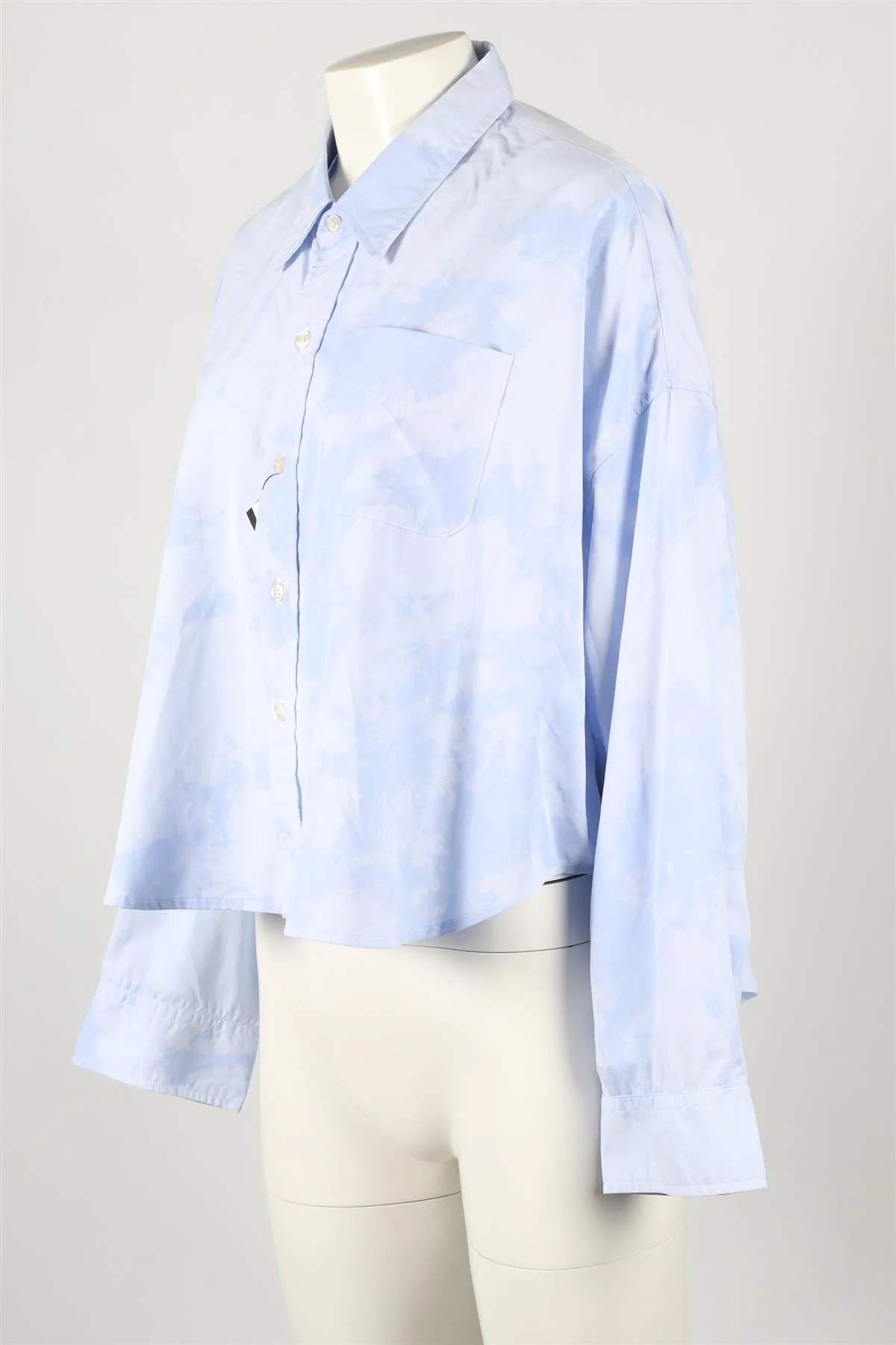 R13 BLUE TWILL SHIRT XSMALL - Image 3