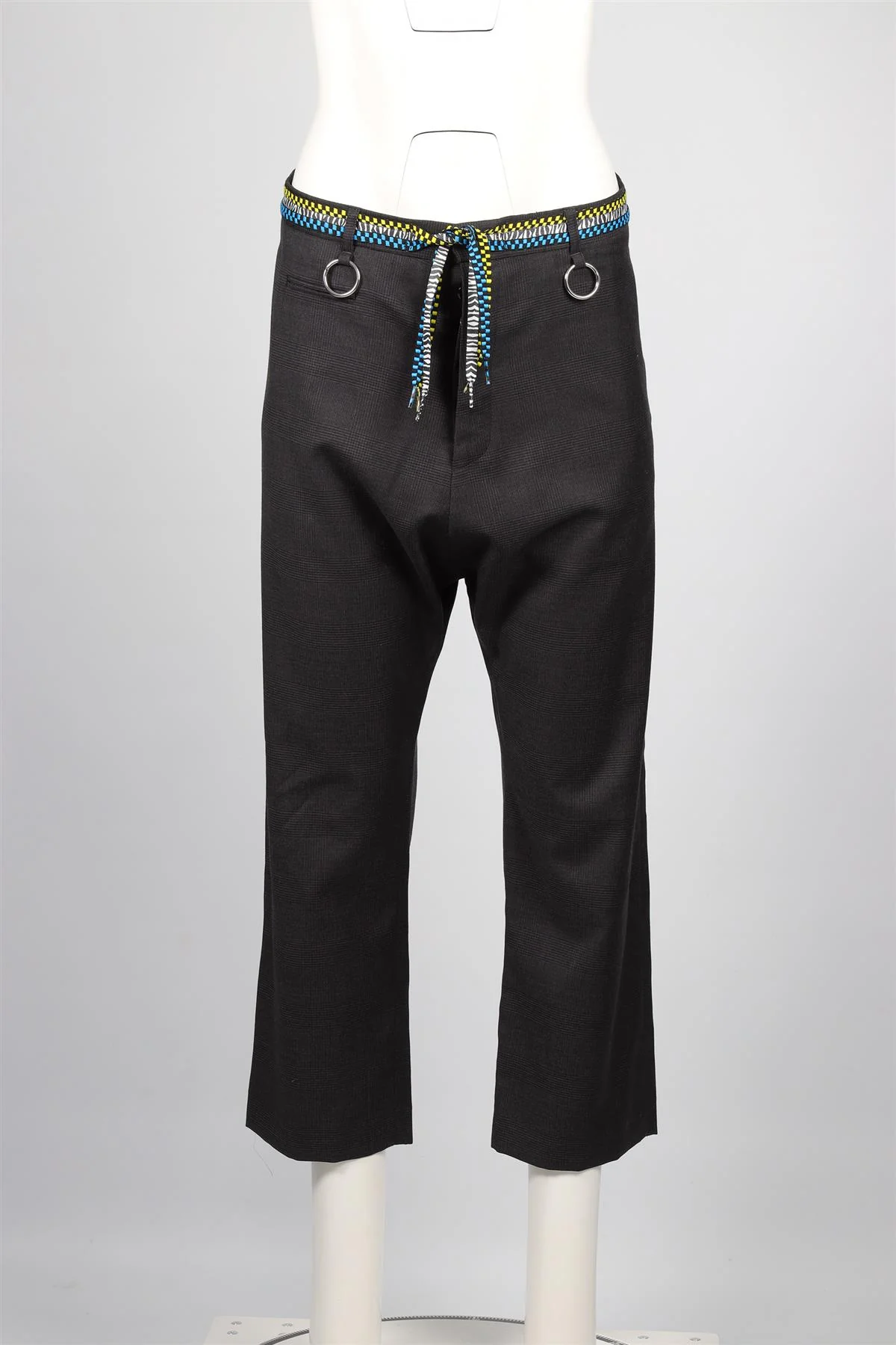 R13 GREY WOOL STRAIGHT LEG PANTS W 28 UK 10 - Image 2