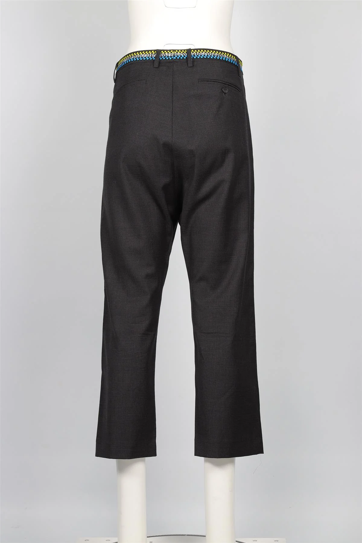 R13 GREY WOOL STRAIGHT LEG PANTS W 28 UK 10 - Image 4