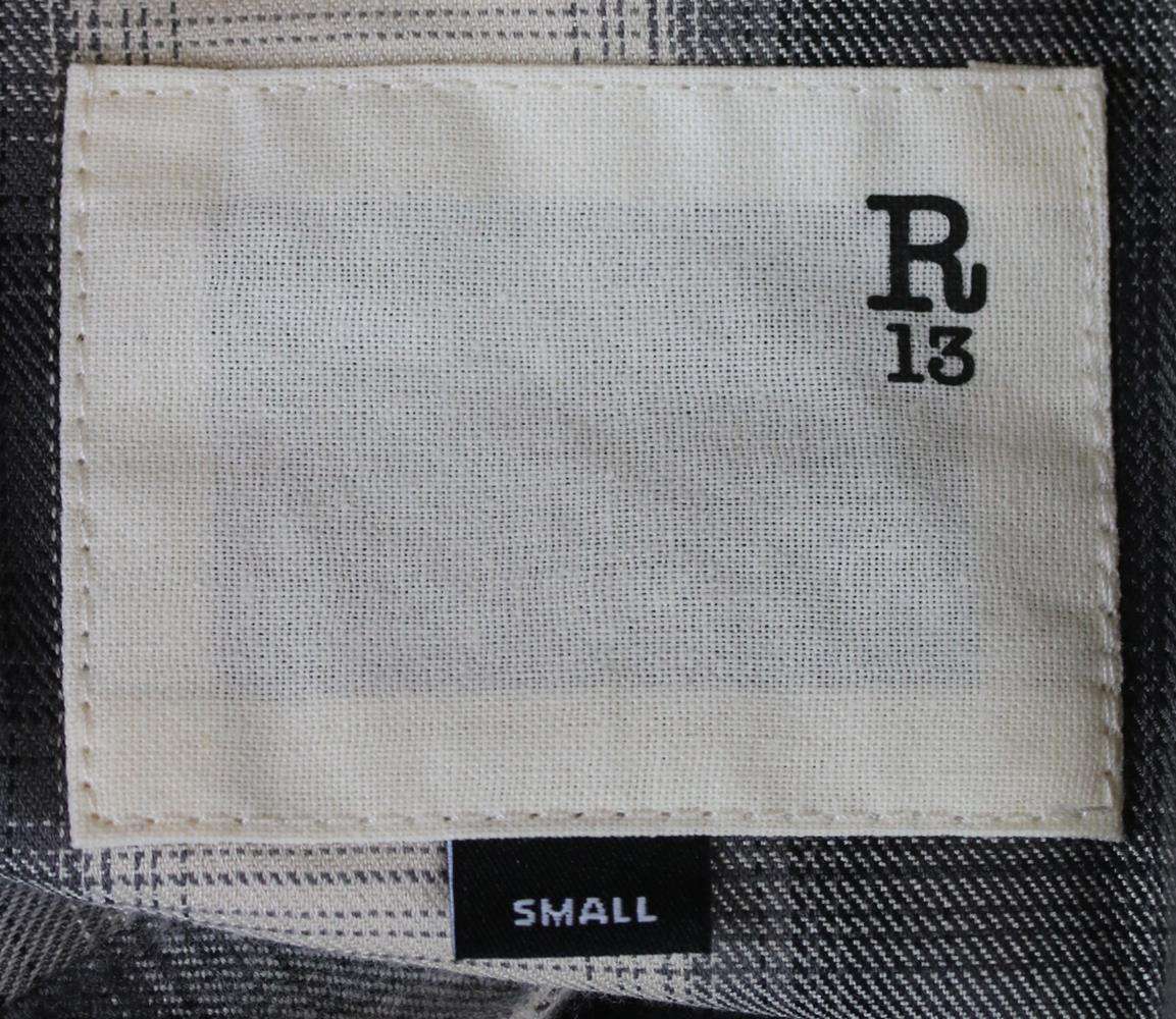 R13 WESTERN FRINGE COTTON BLEND SHIRT SMALL - Image 5