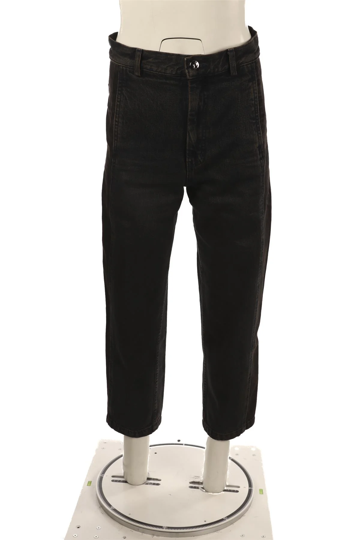 RACHEL COMEY NAVY HIGH RISE STRAIGHT LEG JEANS US 4 UK 8 - Image 2