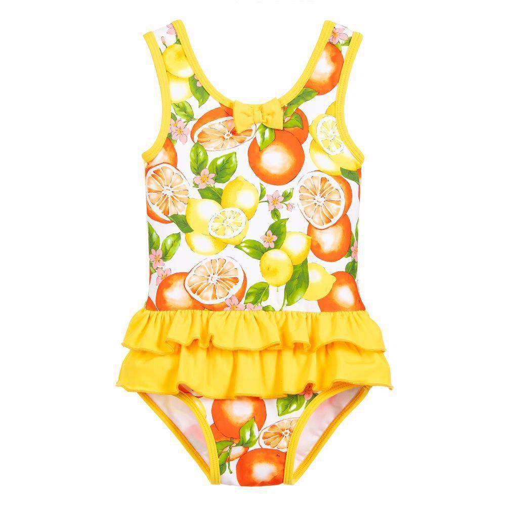 RACHEL RILEY KIDS GIRLS RUFFLED SWIMSUIT 6 YEARS