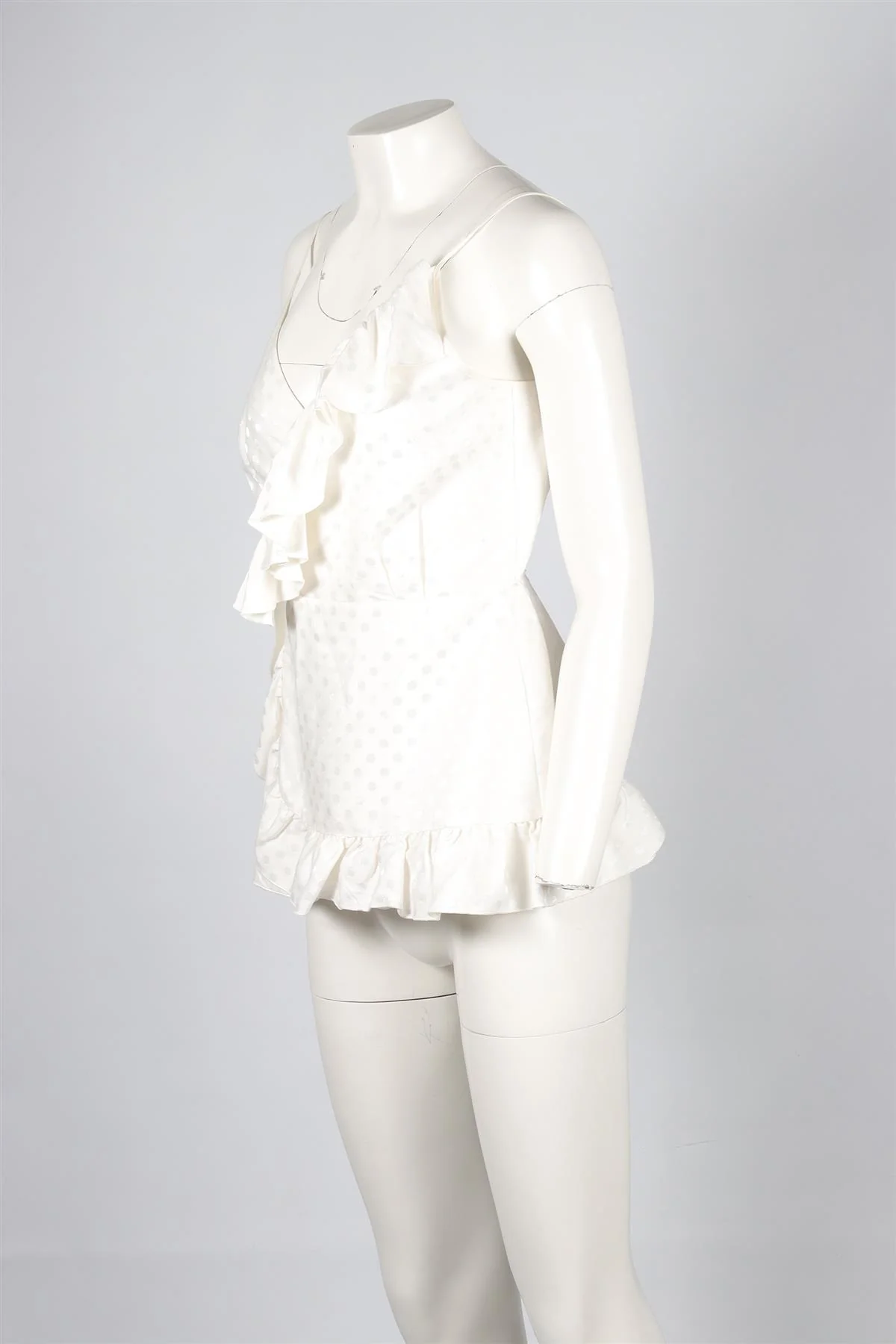 RACIL WHITE WOVEN TOP FR 36 UK 8 - Image 3