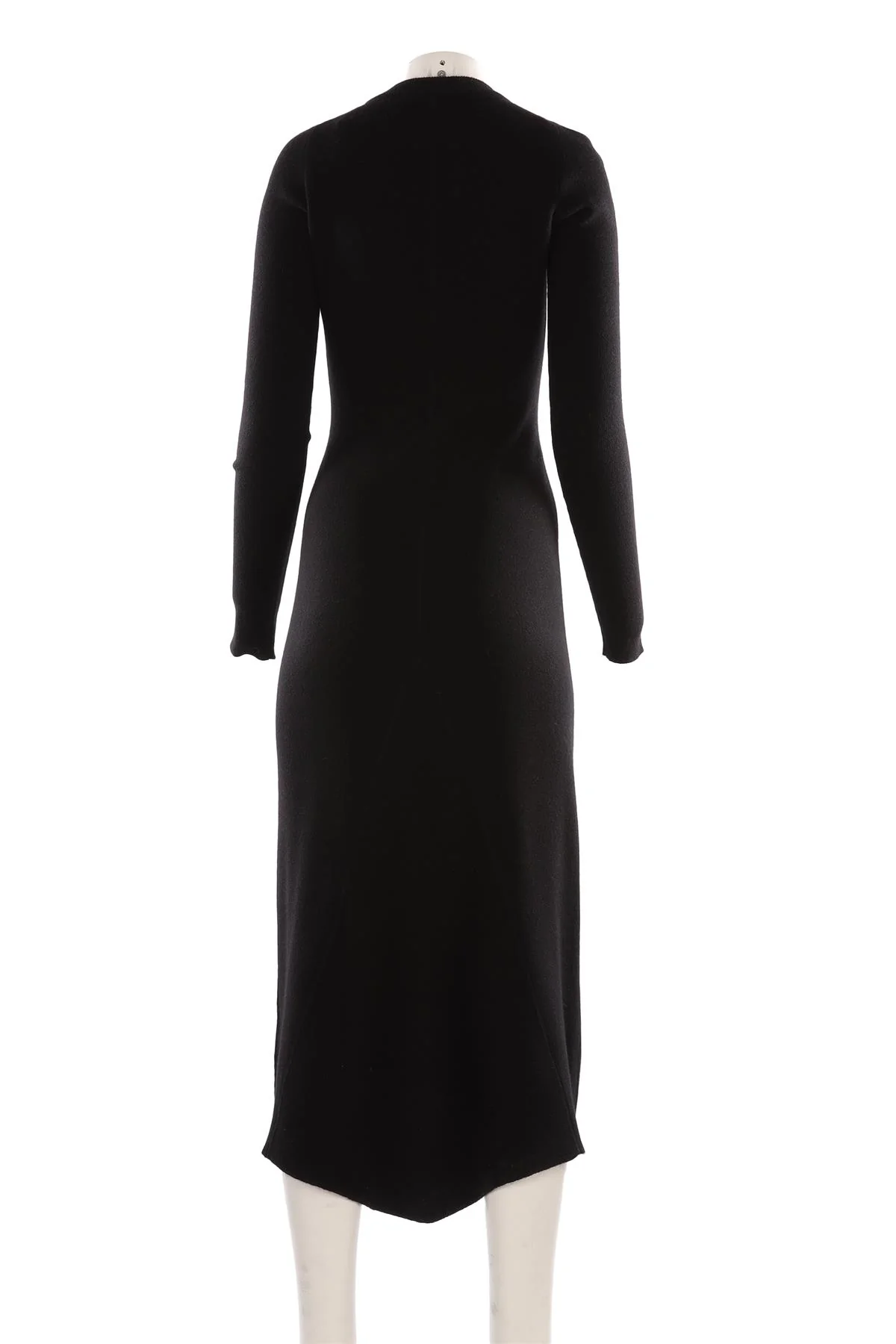 RAEY BLACK CASHMERE MAXI DRESS XSMALL - Image 4