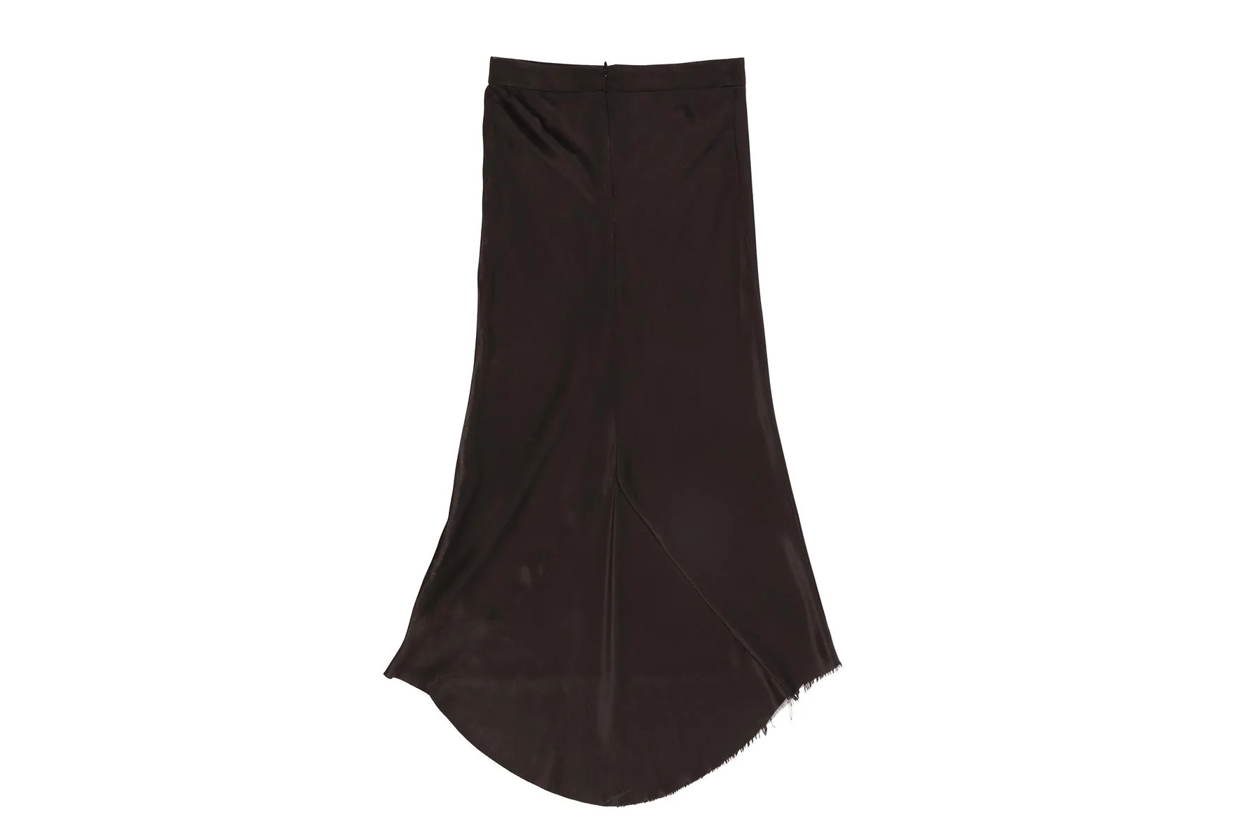 RAEY BLACK SILK MIDI SKIRT UK 6 - Image 3