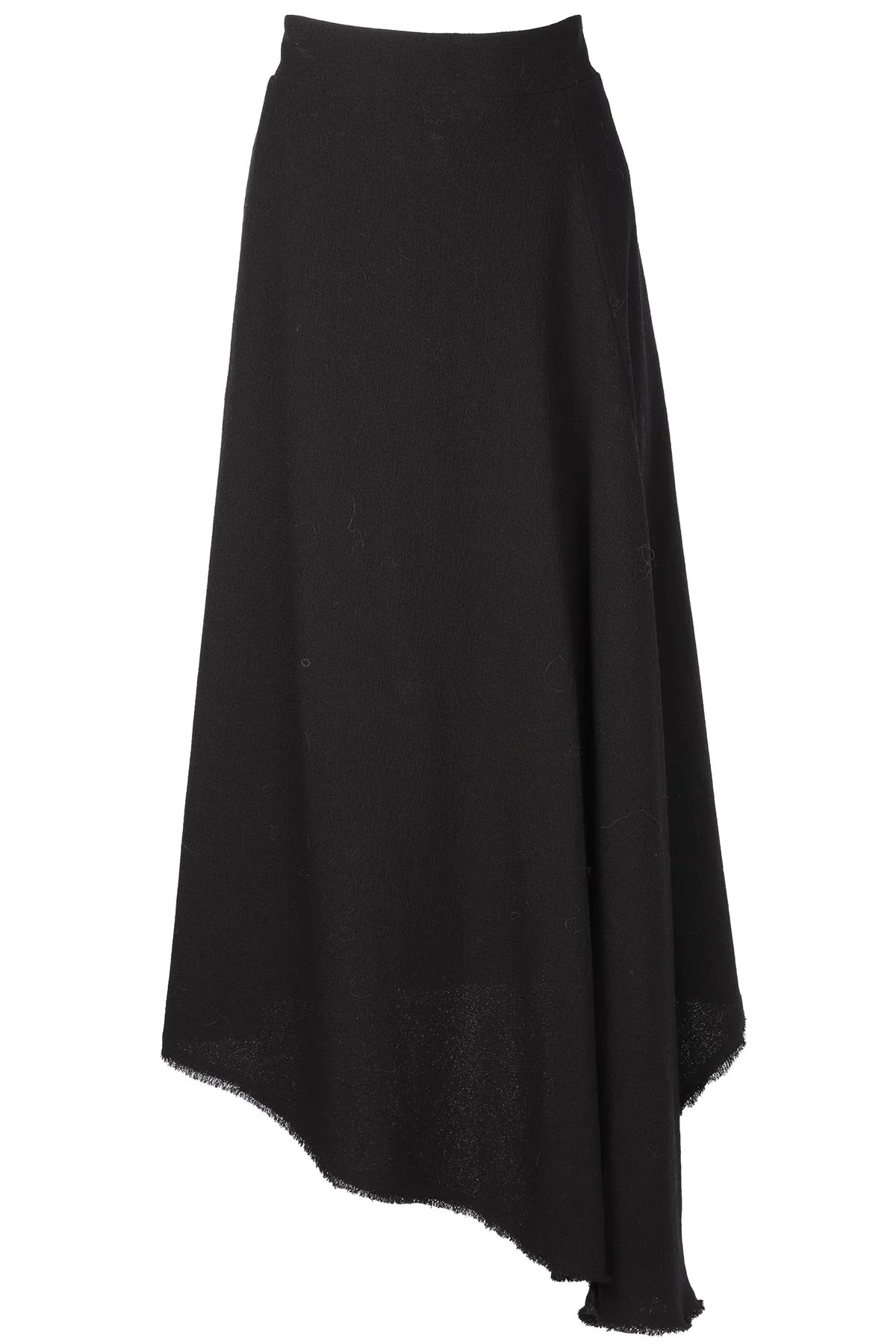 RAEY BLACK WOOL MAXI SKIRT UK 14
