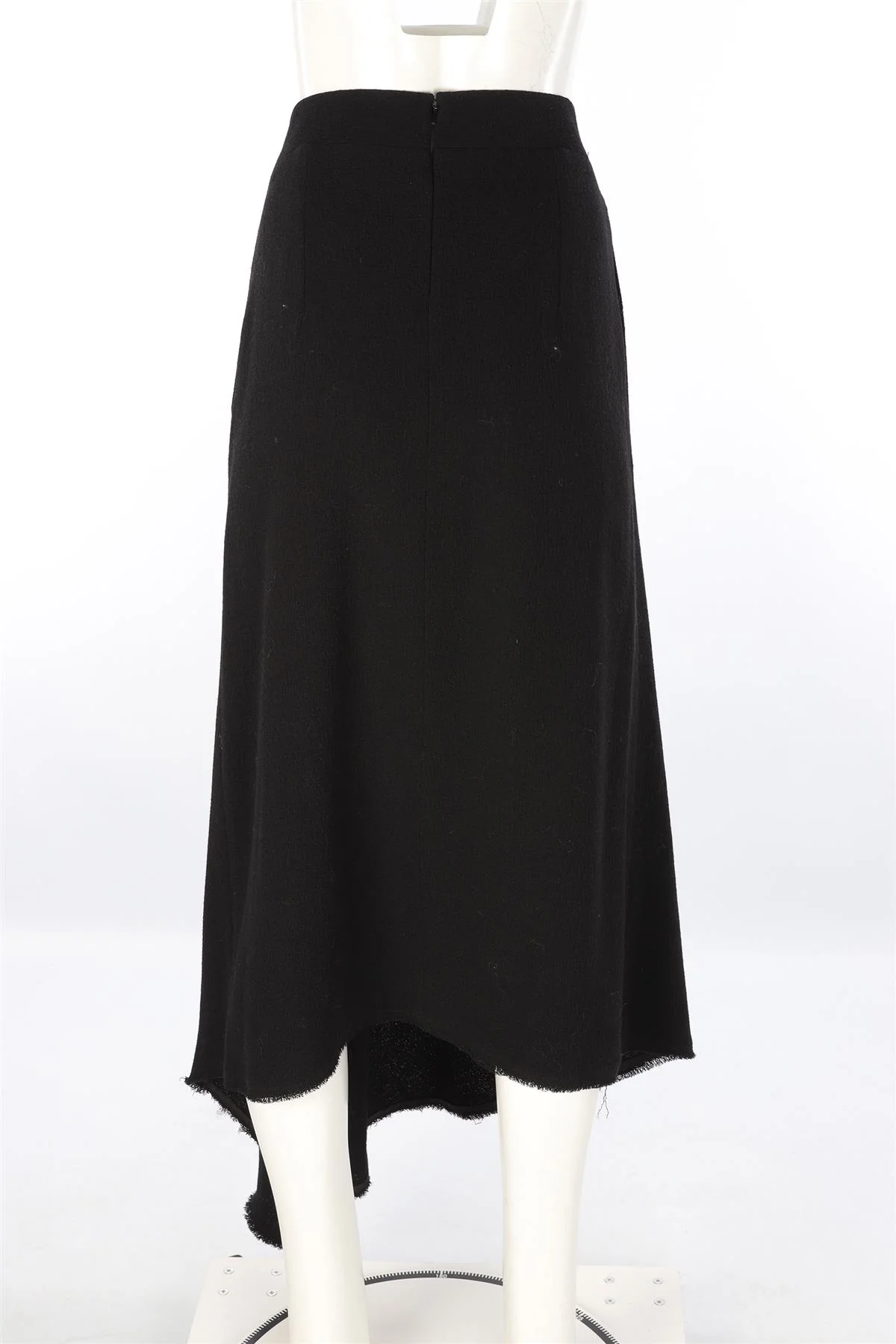 RAEY BLACK WOOL MAXI SKIRT UK 14 - Image 4
