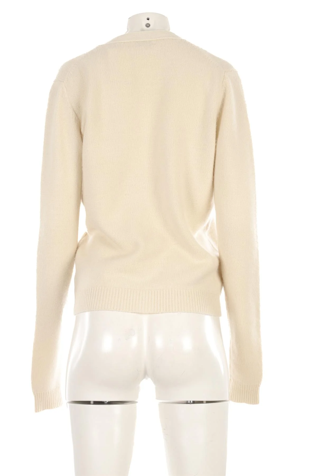 RAEY CREAM CASHMERE CARDIGAN SMALL - Image 4