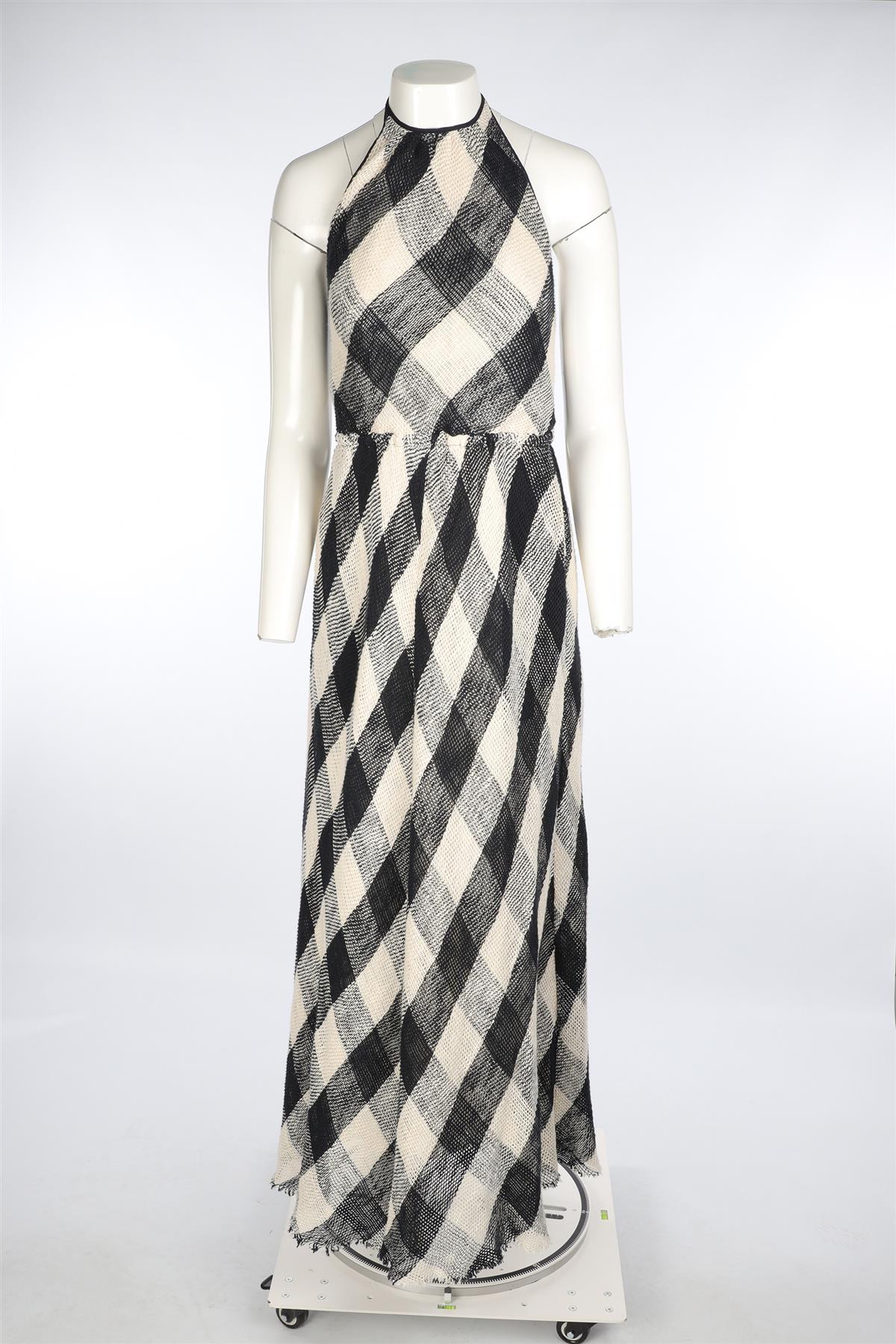 RAEY NAVY COTTON MAXI DRESS XXSMALL/XSMALL - Image 2