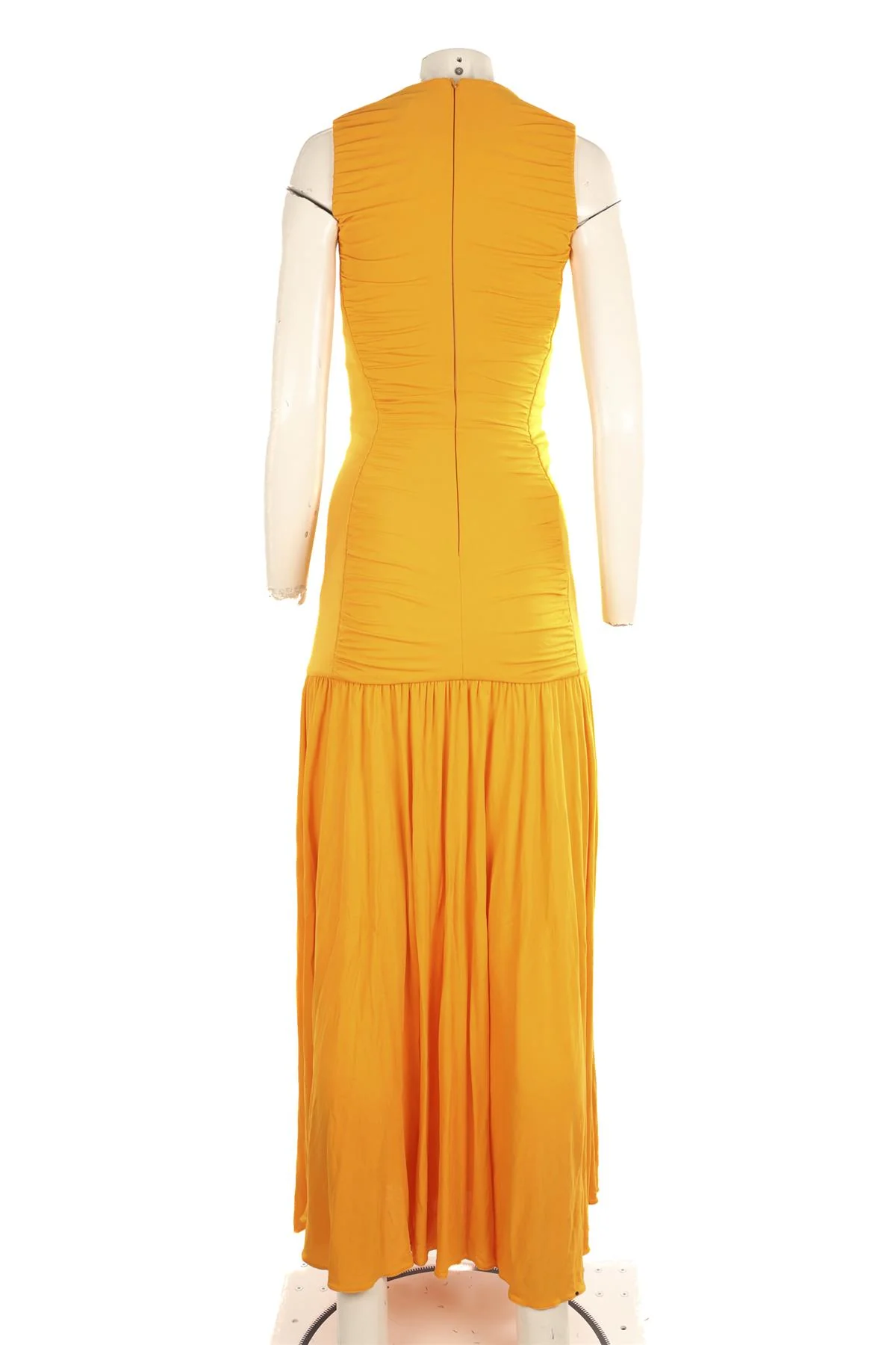 RAEY ORANGE JERSEY MAXI DRESS UK 8 - Image 4