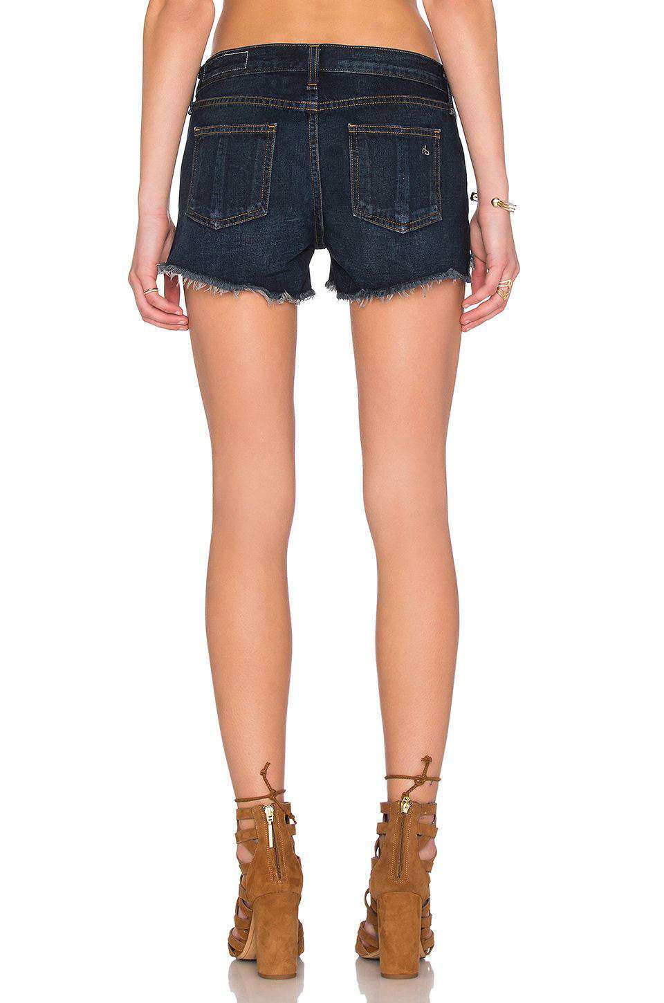 RAG AND BONE CUT OFF SHORTS IN CATSKILLS W26 UK 8 - Image 3
