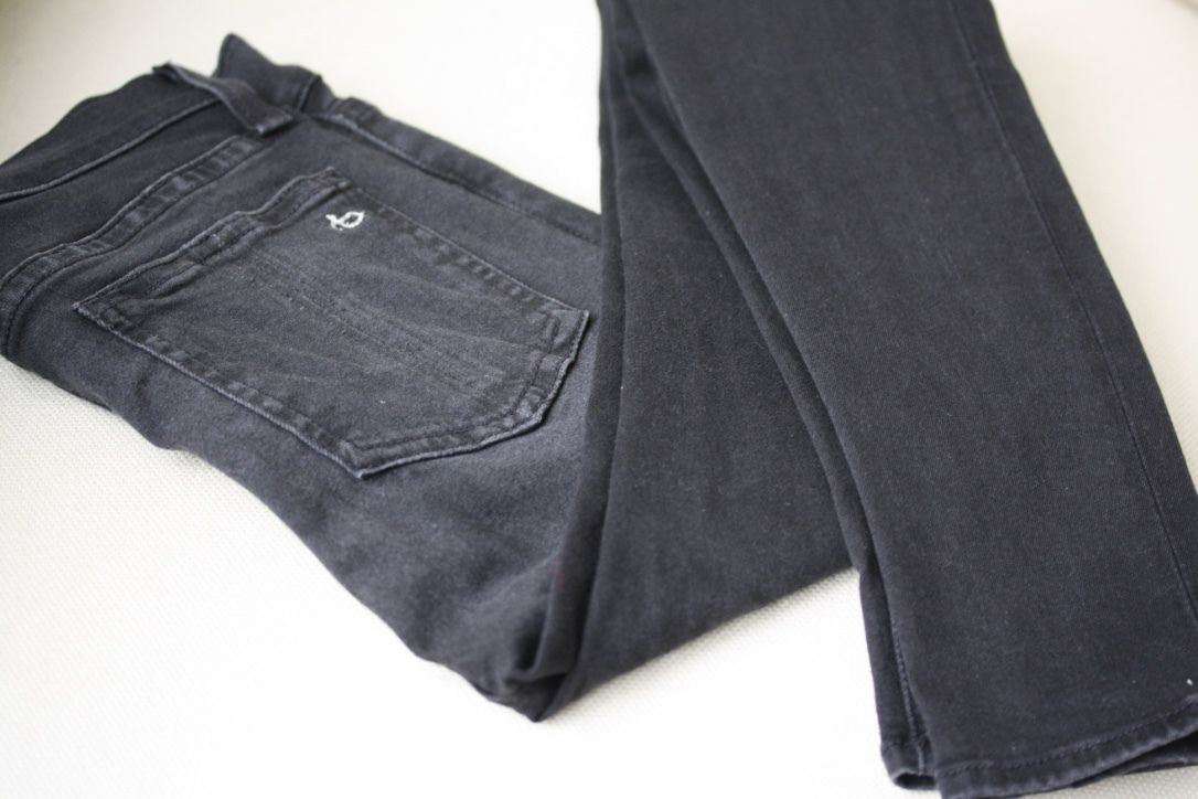 RAG AND BONE HIGH RISE WASHED BLACK LEGGING JEANS W25 UK 6/8 - Image 10