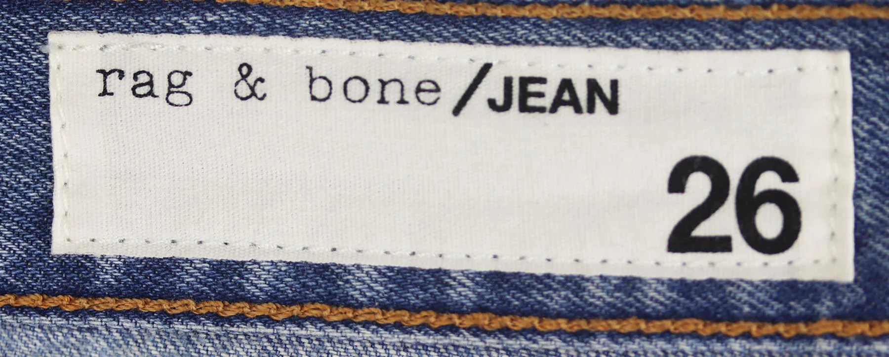 RAG AND BONE/JEAN BOYFRIEND DISTRESSED DENIM SHORTS W26 UK 8 - Image 5