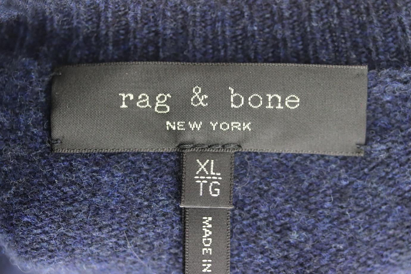 RAG AND BONE MEN'S WOOL BLEND SWEATER XLARGE - Image 4