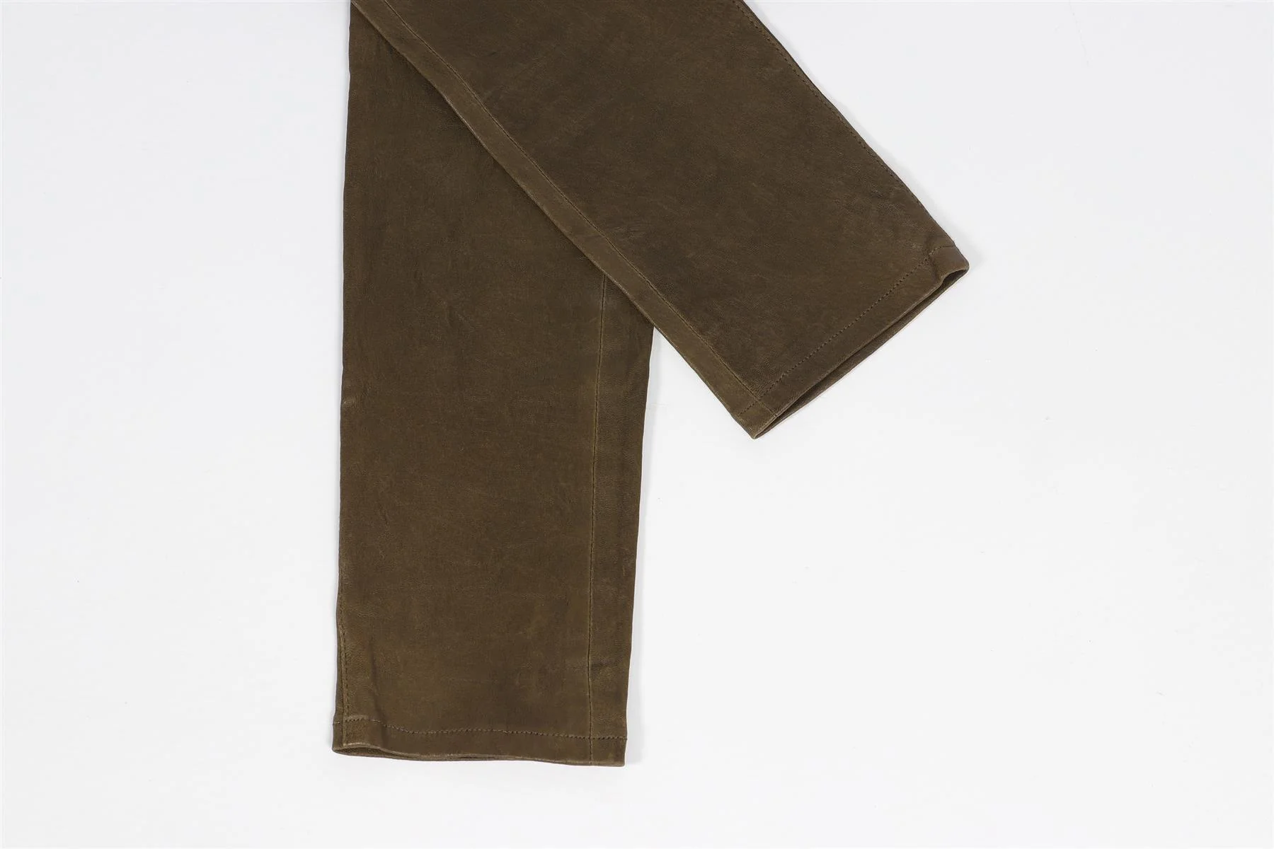 RAG & BONE GREEN LEATHER SKINNY PANTS W 29 UK 10-12 - Image 4