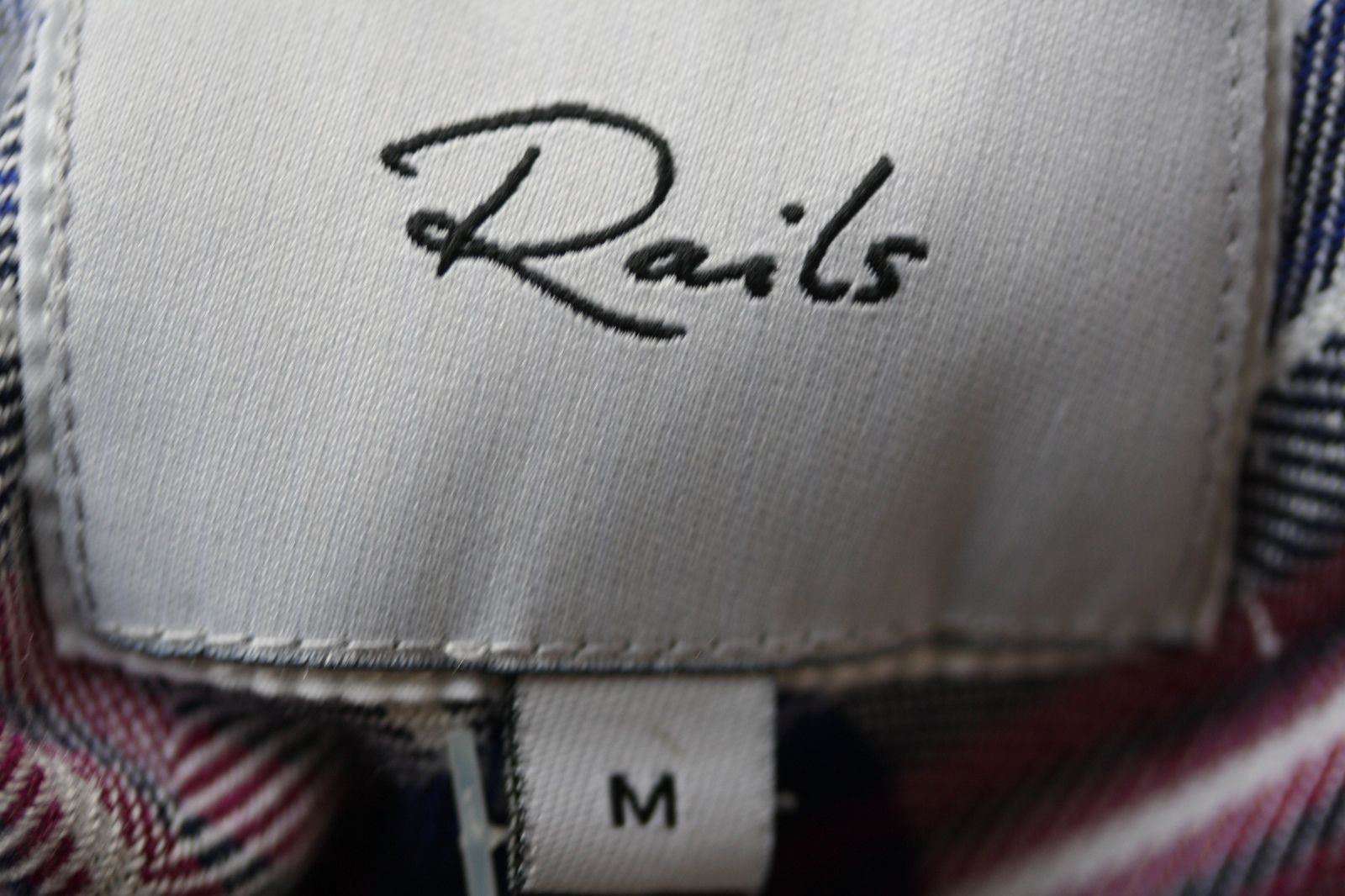RAILS JORDYN PLAID SLEEVELESS HIGH-LOW SHIRT TUNIC DRESS MEDIUM - Image 4