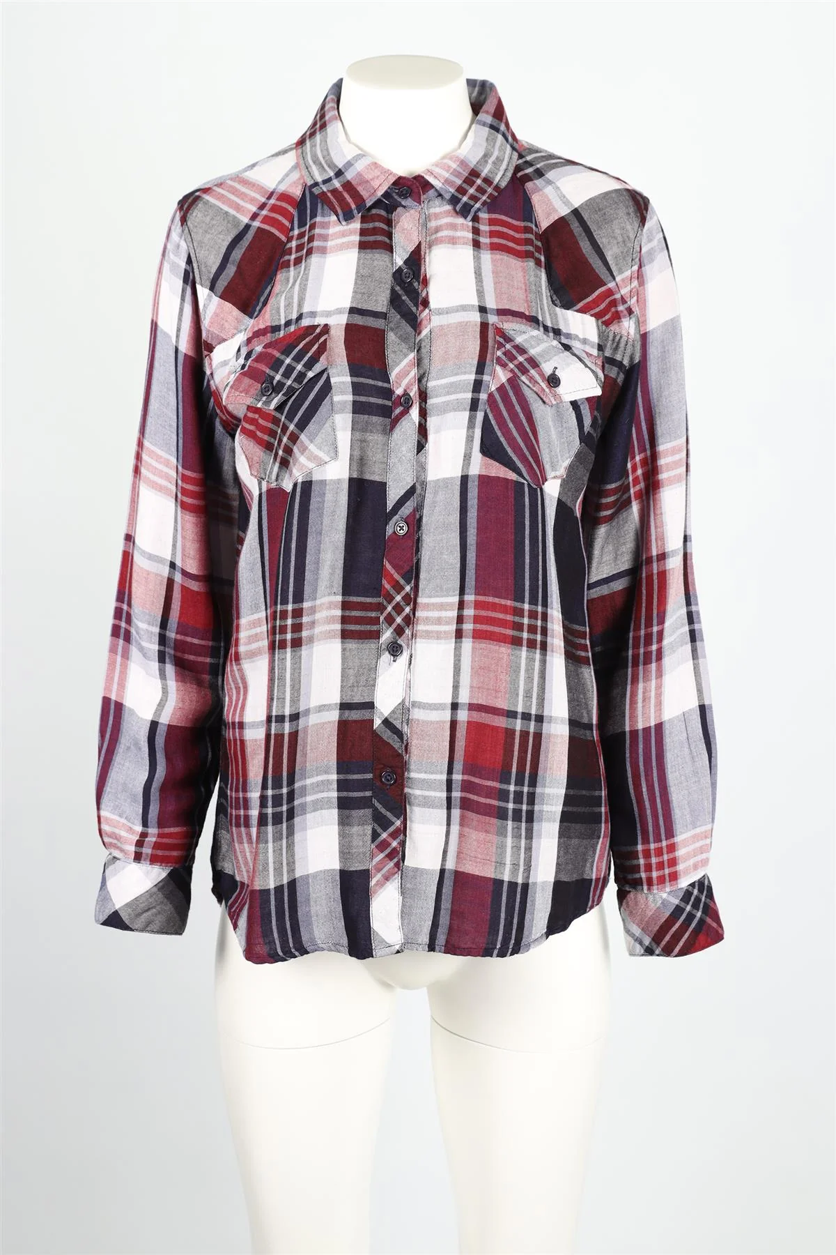 RAILS MULTICOLOURED CHECKED COTTON SHIRT MEDIUM - Image 2