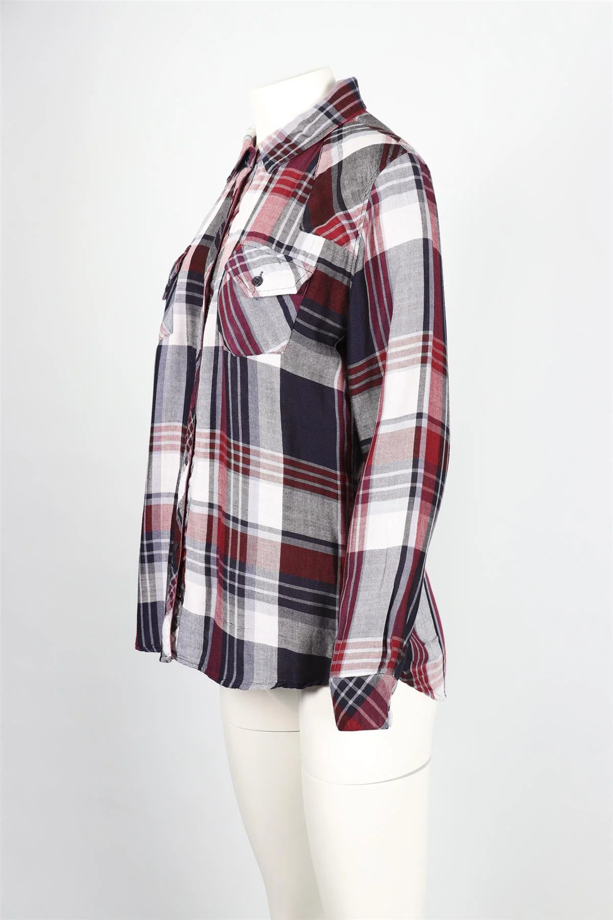 RAILS MULTICOLOURED CHECKED COTTON SHIRT MEDIUM - Image 3