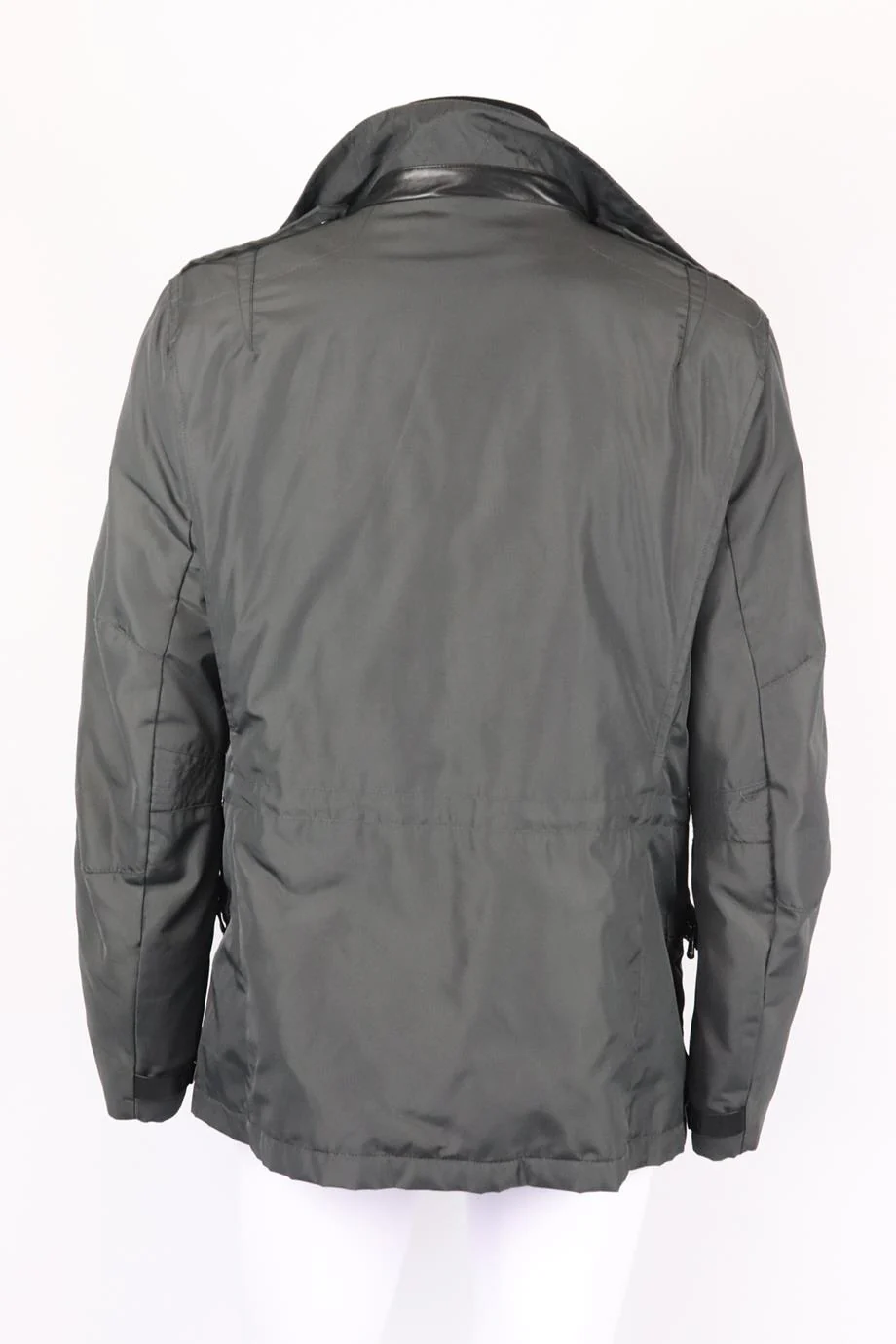 RALPH LAUREN BLACK LABEL MEN'S LEATHER TRIMMED SHELL UTILITY JACKET LARGE - Image 4