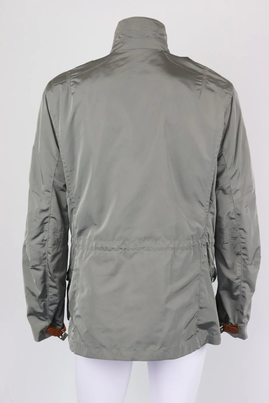 RALPH LAUREN BLACK LABEL MEN'S LEATHER TRIMMED SHELL UTILITY JACKET LARGE - Image 3