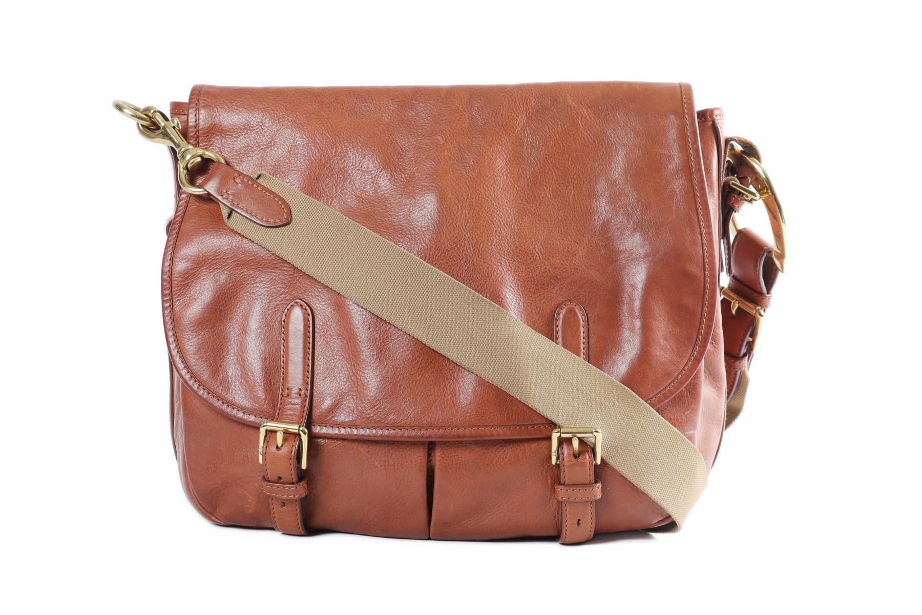 RALPH LAUREN BROWN LEATHER SHOULDER BAG - Image 2