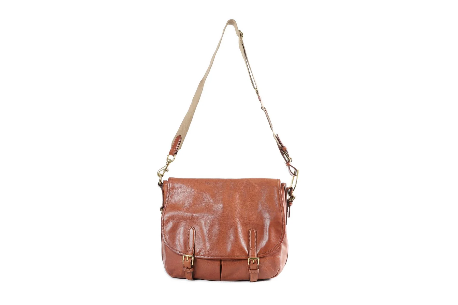 RALPH LAUREN BROWN LEATHER SHOULDER BAG - Image 3