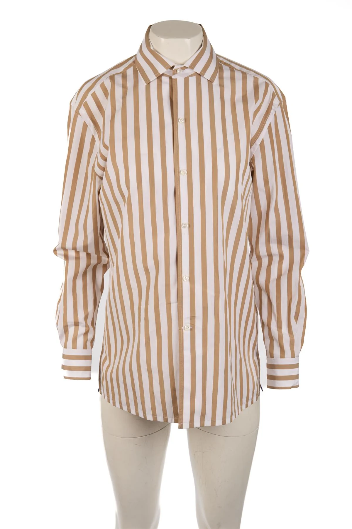 RALPH LAUREN COLLECTION BEIGE COTTON SHIRT US 6 UK 10 - Image 2