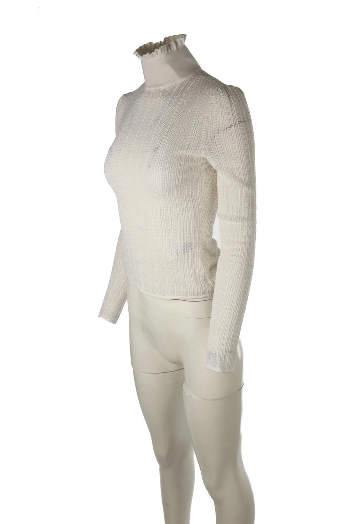 RALPH LAUREN COLLECTION IVORY SILK TOP SMALL - Image 3