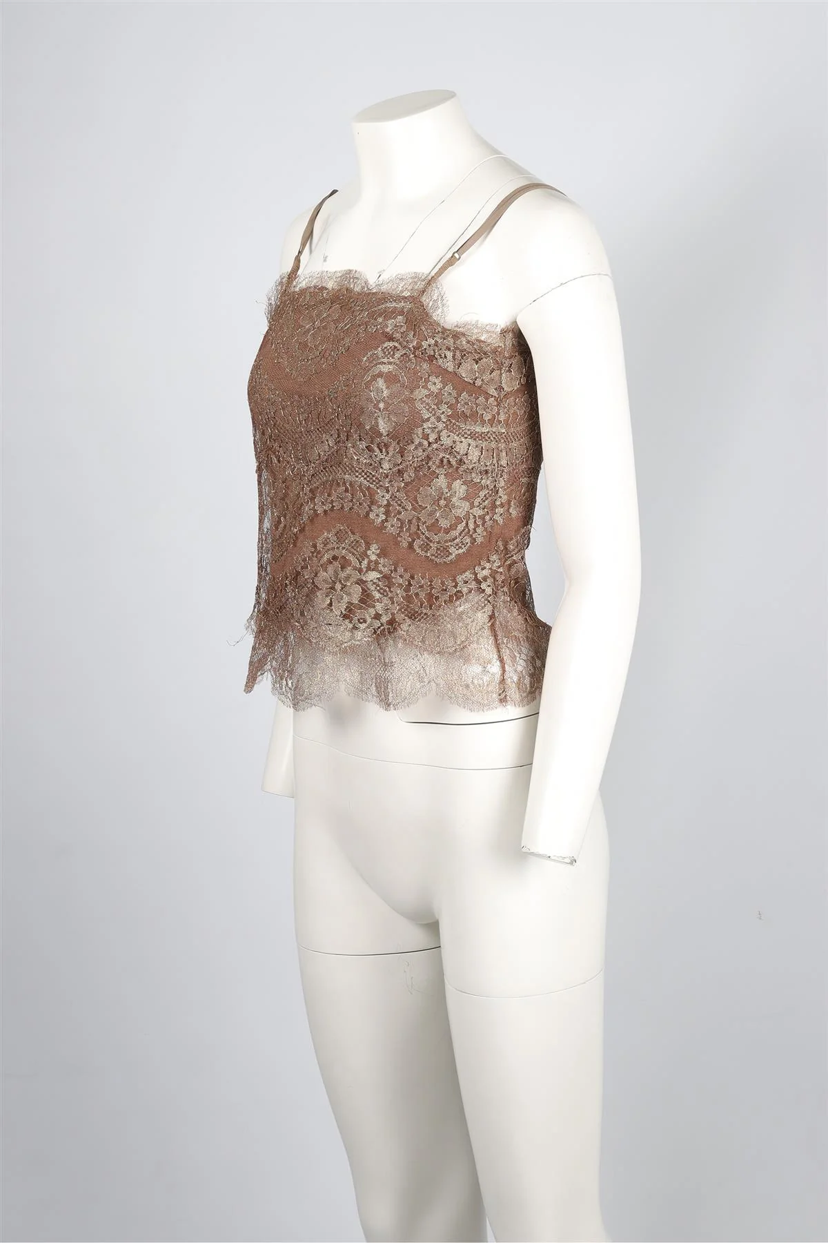 RALPH LAUREN GOLD LACE TOP SMALL - Image 3